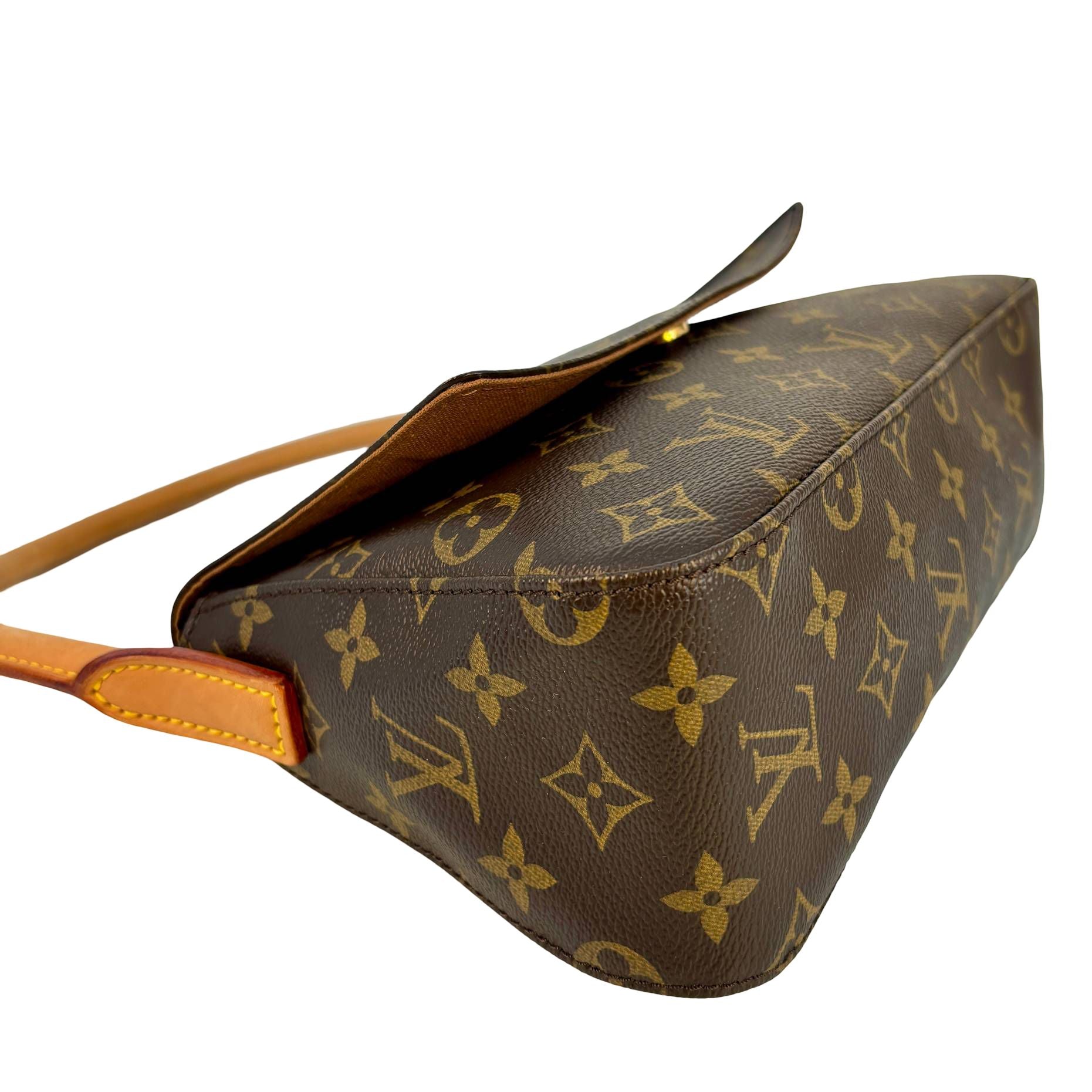 Louis Vuitton Looping PM Braun Monogram Canvas