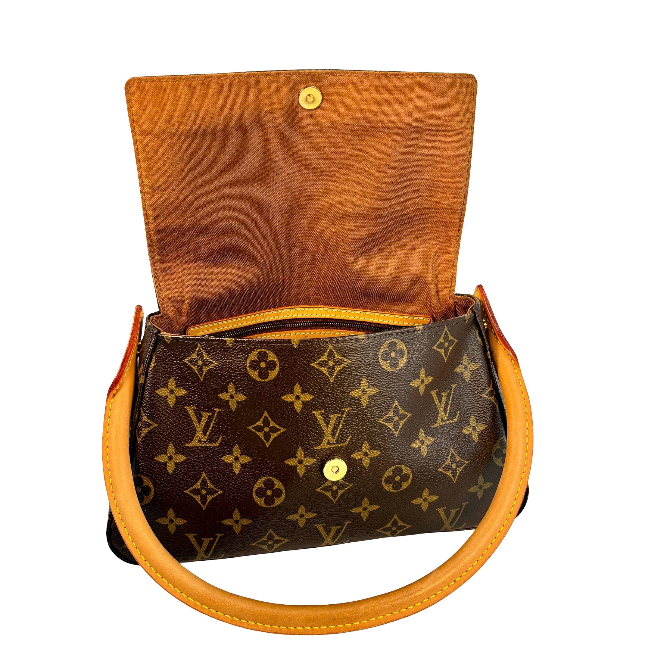 Louis Vuitton Looping PM Braun Monogram Canvas