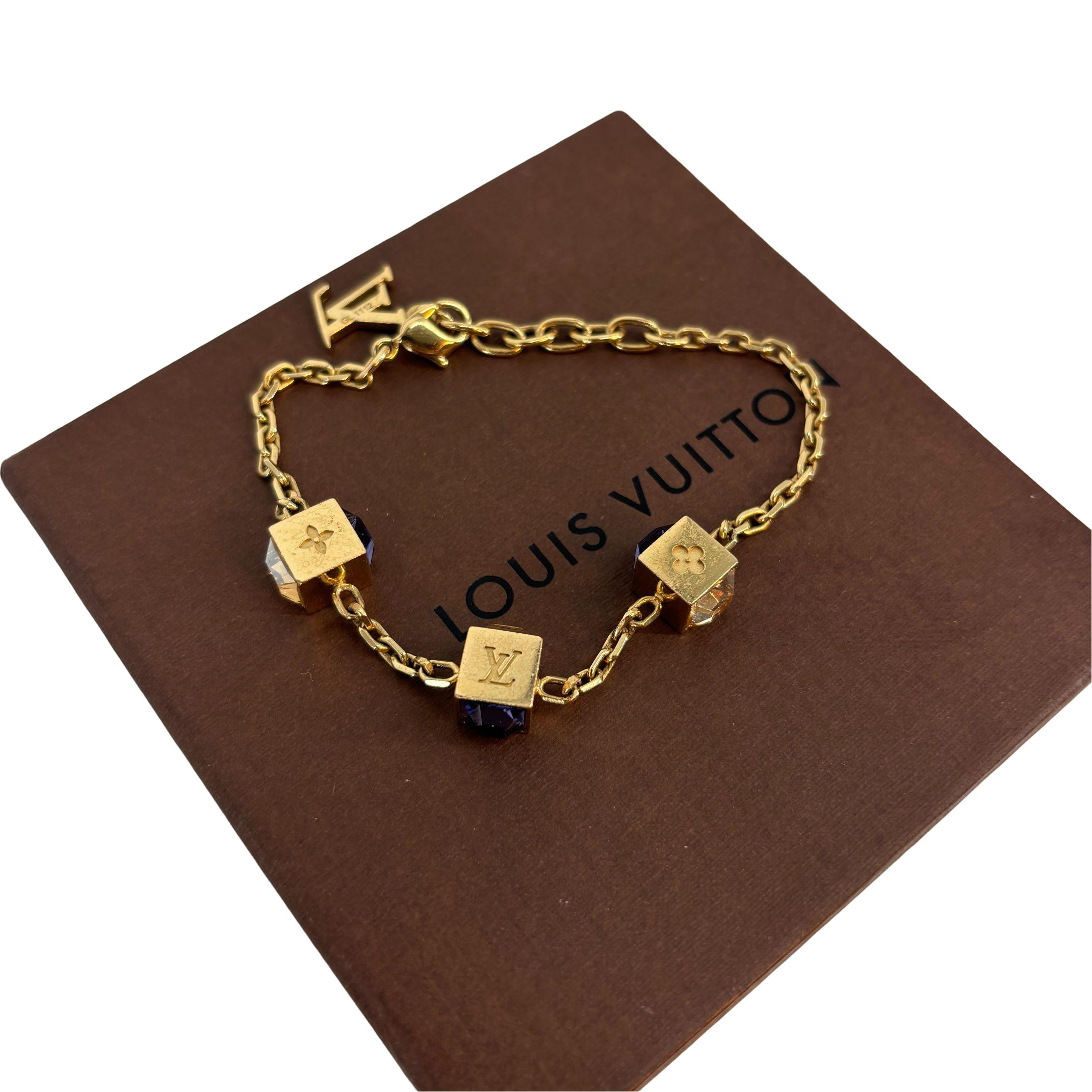 Louis Vuitton Gamble Bracelet Gold-Tone