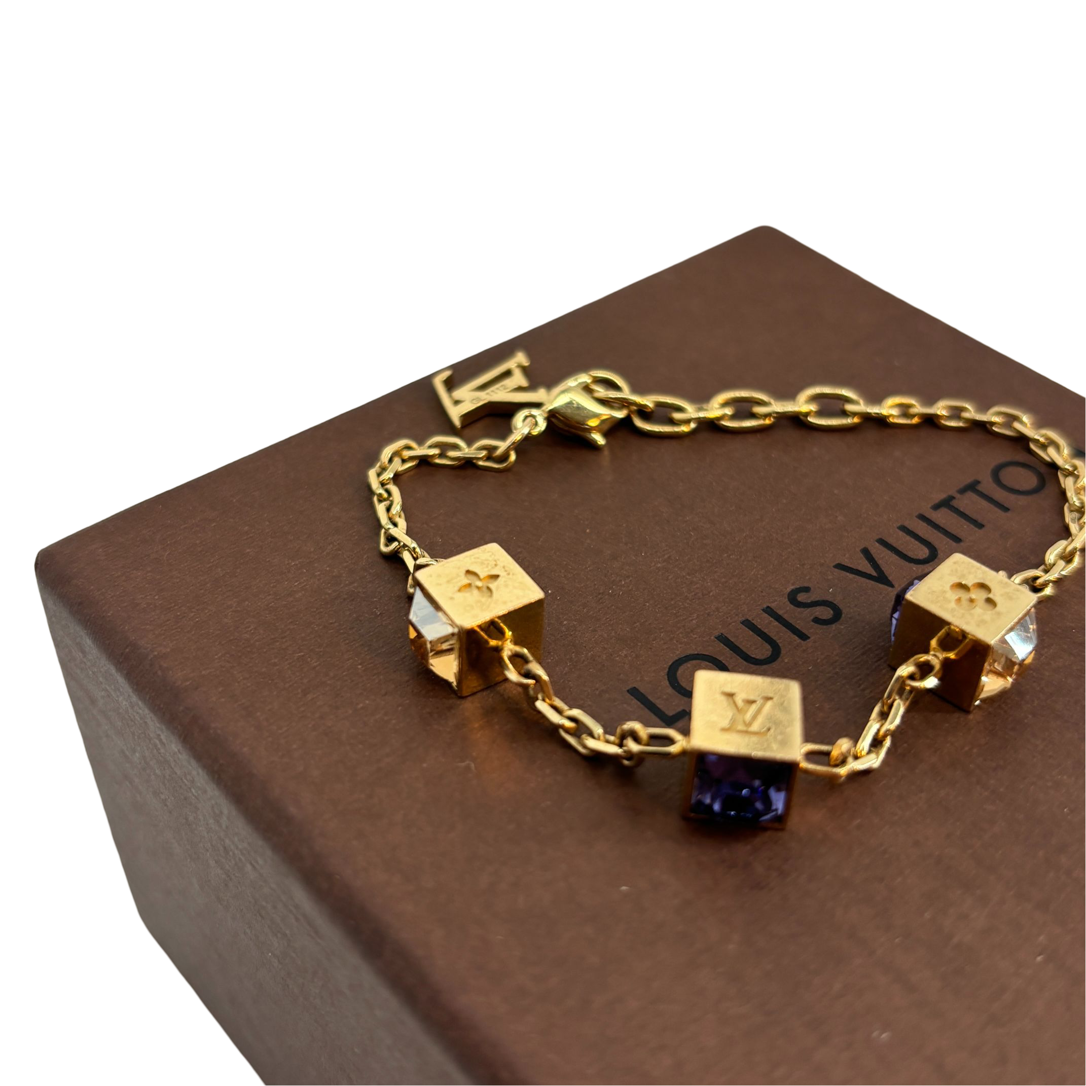 Louis Vuitton Gamble Bracelet Gold-Tone