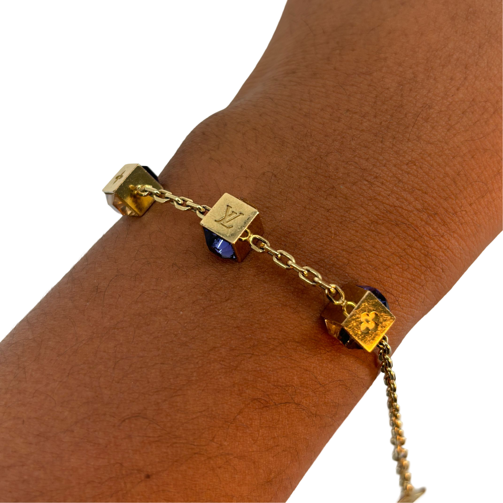 Louis Vuitton Gamble Bracelet Gold-Tone