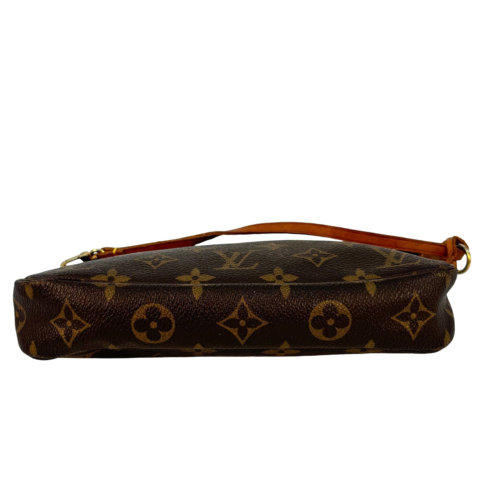 Louis Vuitton Pochette Accessoires Braun Monogram Canvas