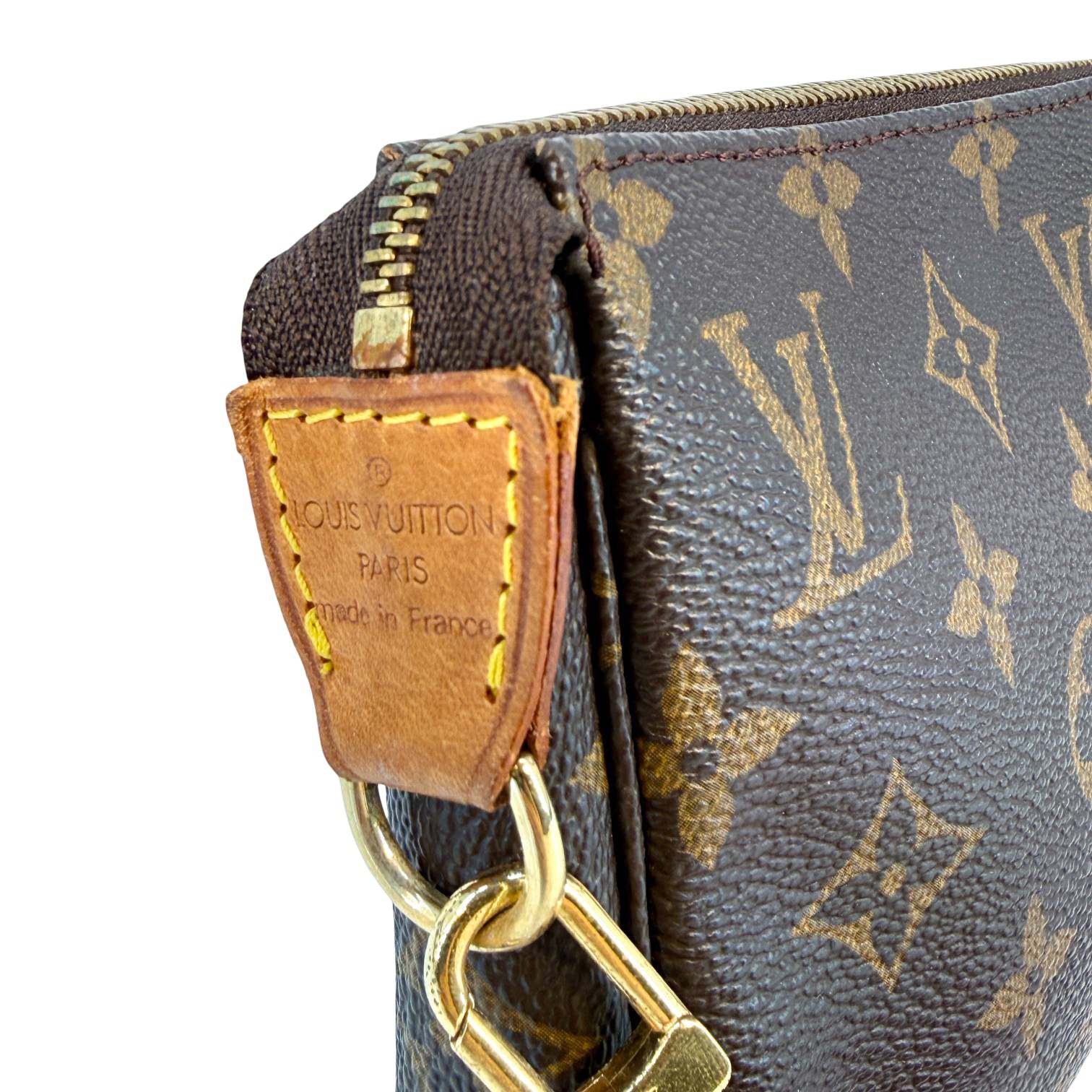 Louis Vuitton Pochette Accessoires Braun Monogram Canvas