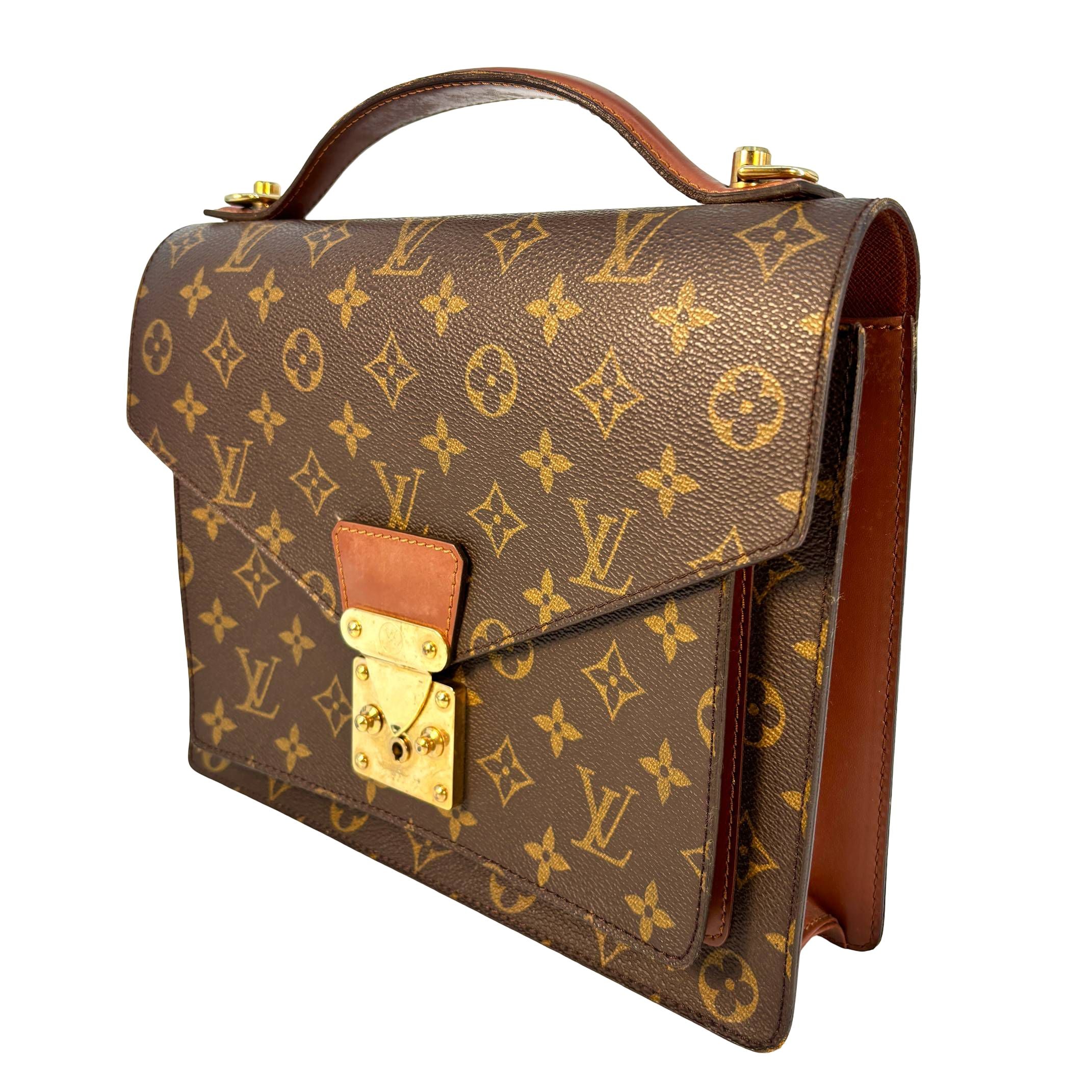 Louis Vuitton Monceau 28 Braun Monogram Canvas
