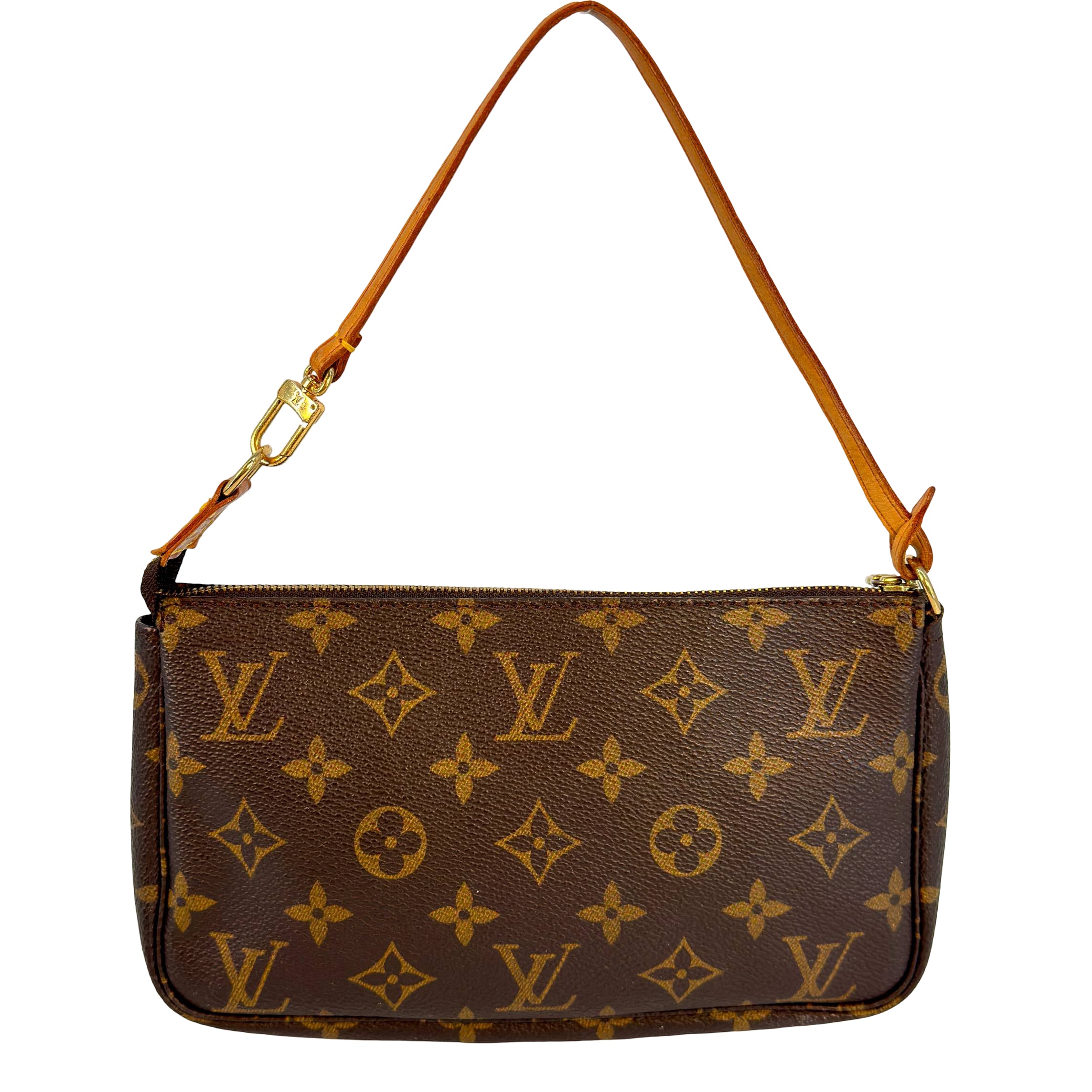 Louis Vuitton Pochette Accessoires Braun Monogram Canvas