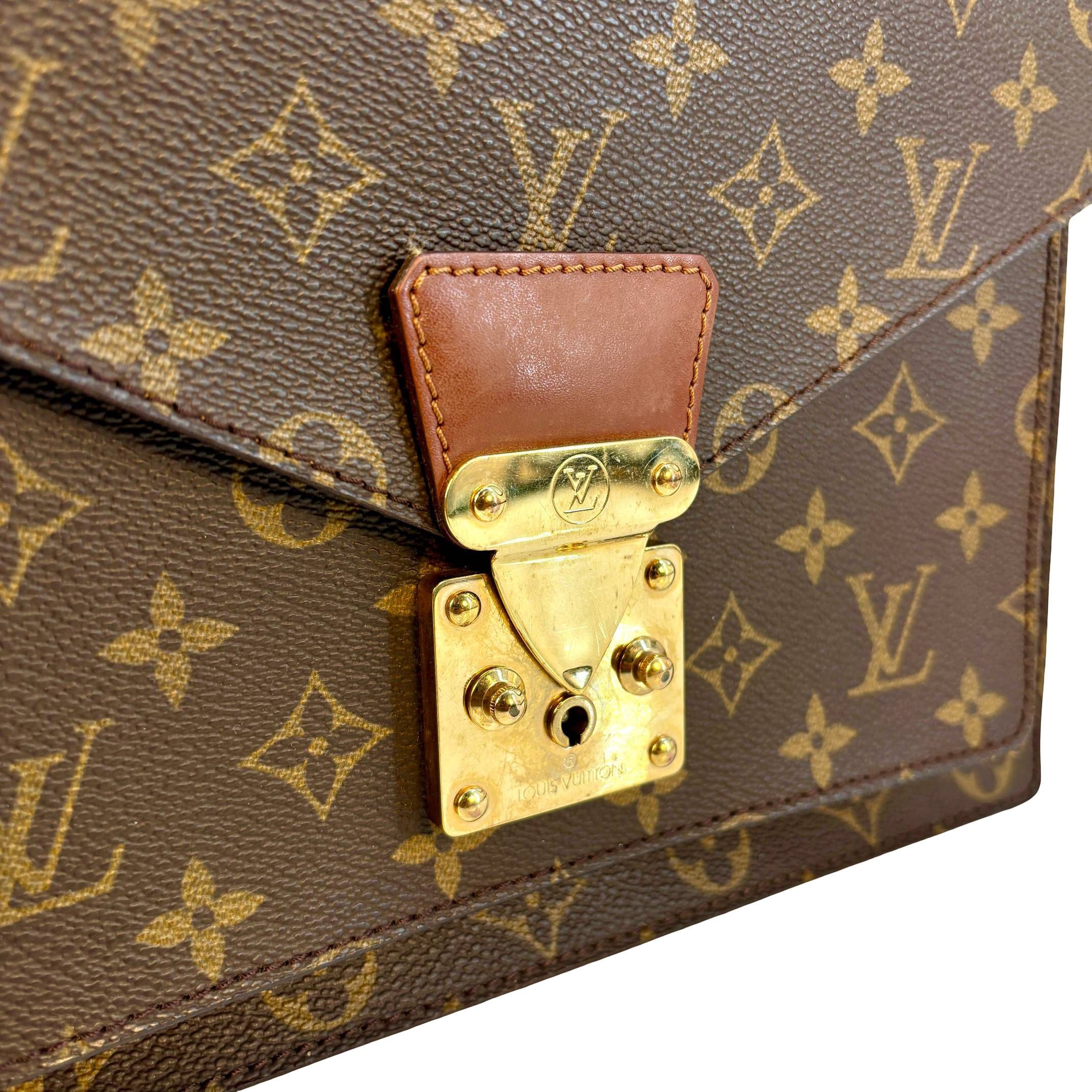 Louis Vuitton Monceau 28 Braun Monogram Canvas