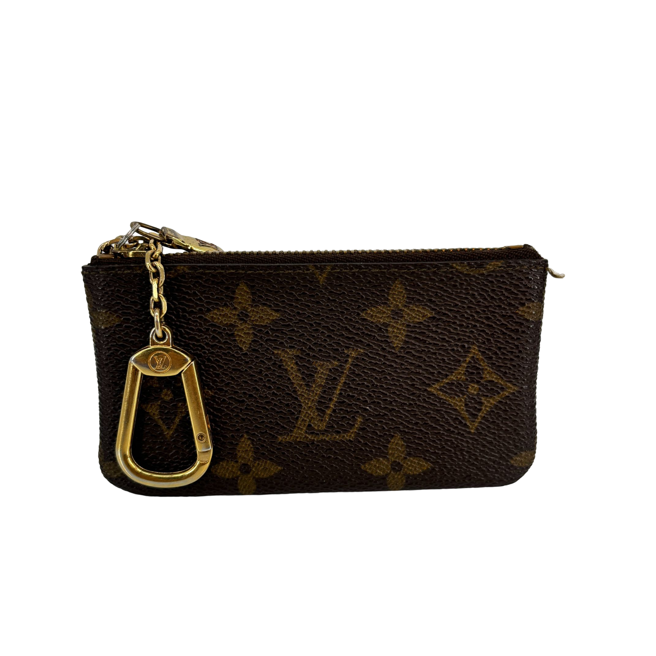 Louis Vuitton Pochette Cles Key Pouch Monogram Canvas