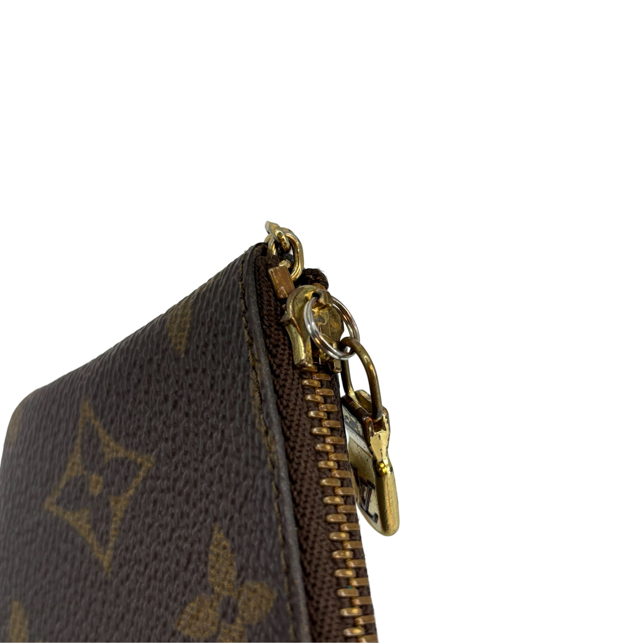 Louis Vuitton Pochette Cles Key Pouch Monogram Canvas