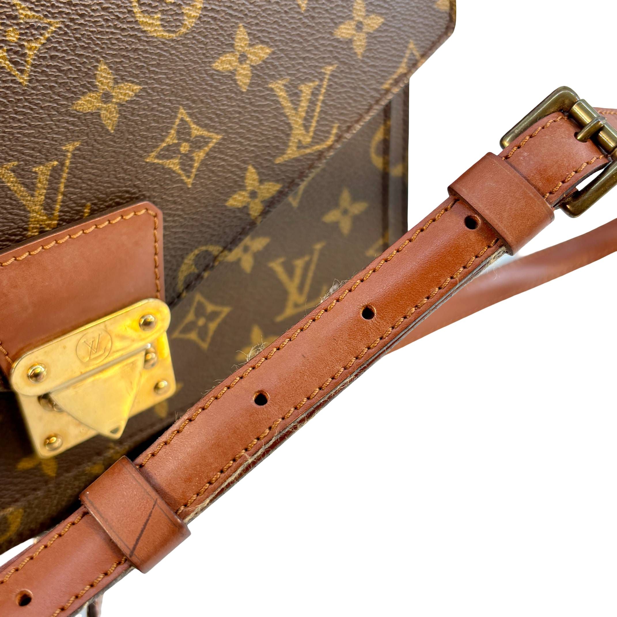 Louis Vuitton Monceau 28 Braun Monogram Canvas