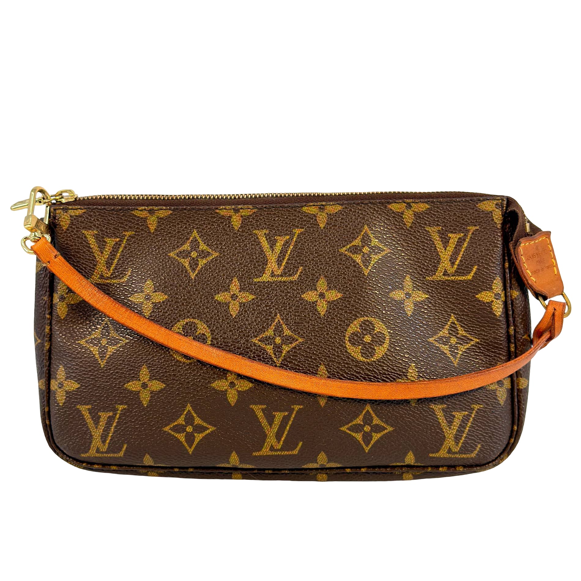 Louis Vuitton Pochette Accessoires Braun Monogram Canvas
