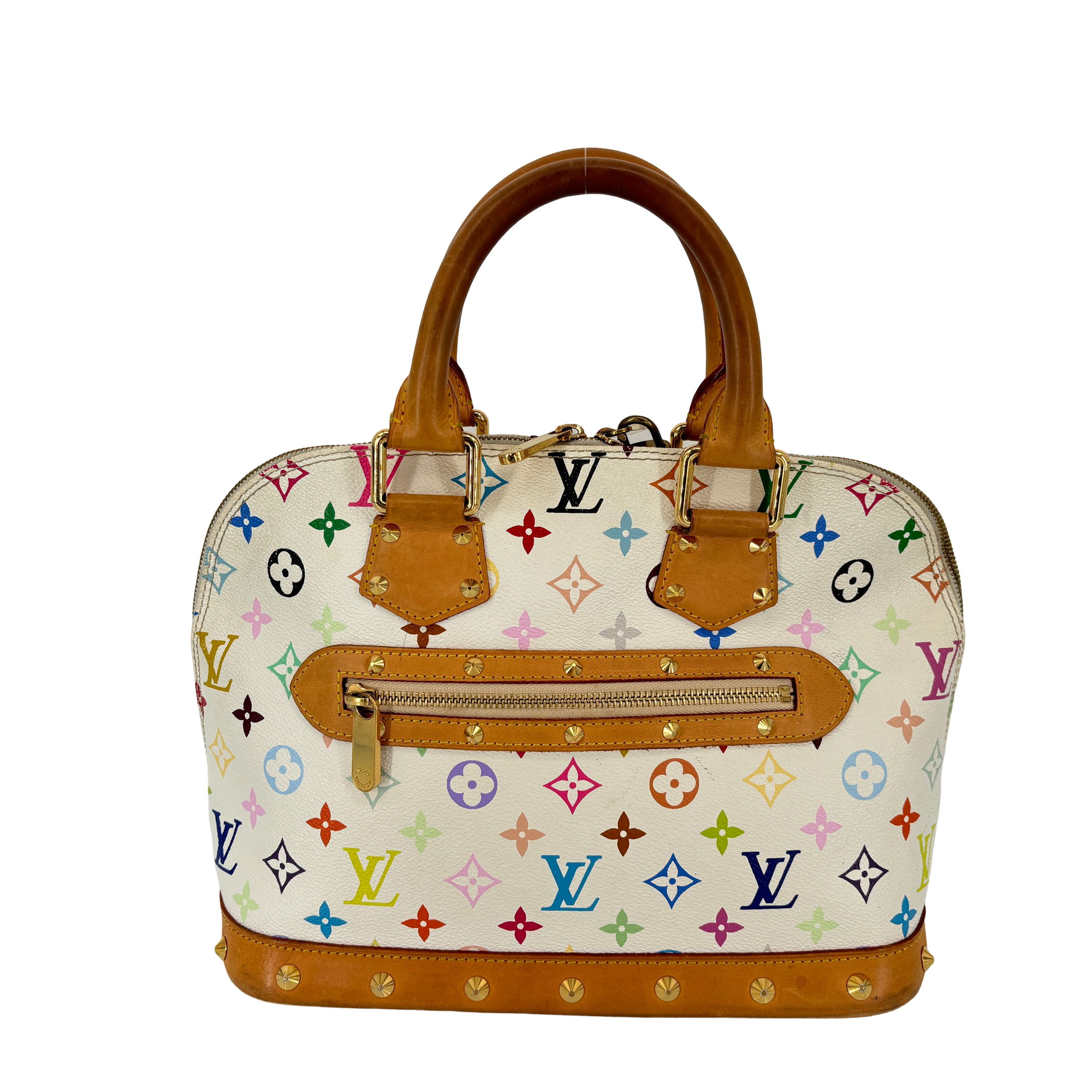 Louis Vuitton Takashi Murakami Alma PM Multicolor White incl. Dustbag