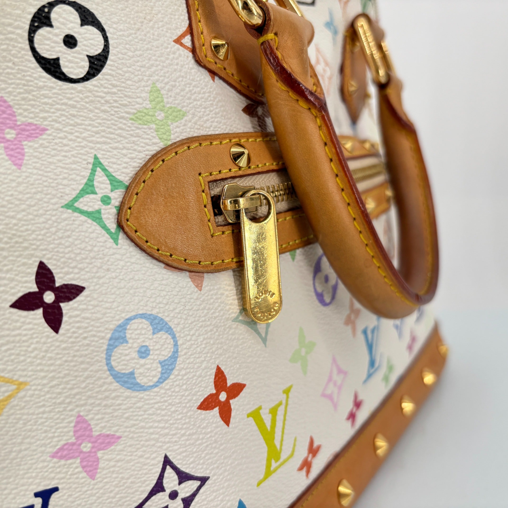 Louis Vuitton Takashi Murakami Alma PM Multicolor White incl. Dustbag