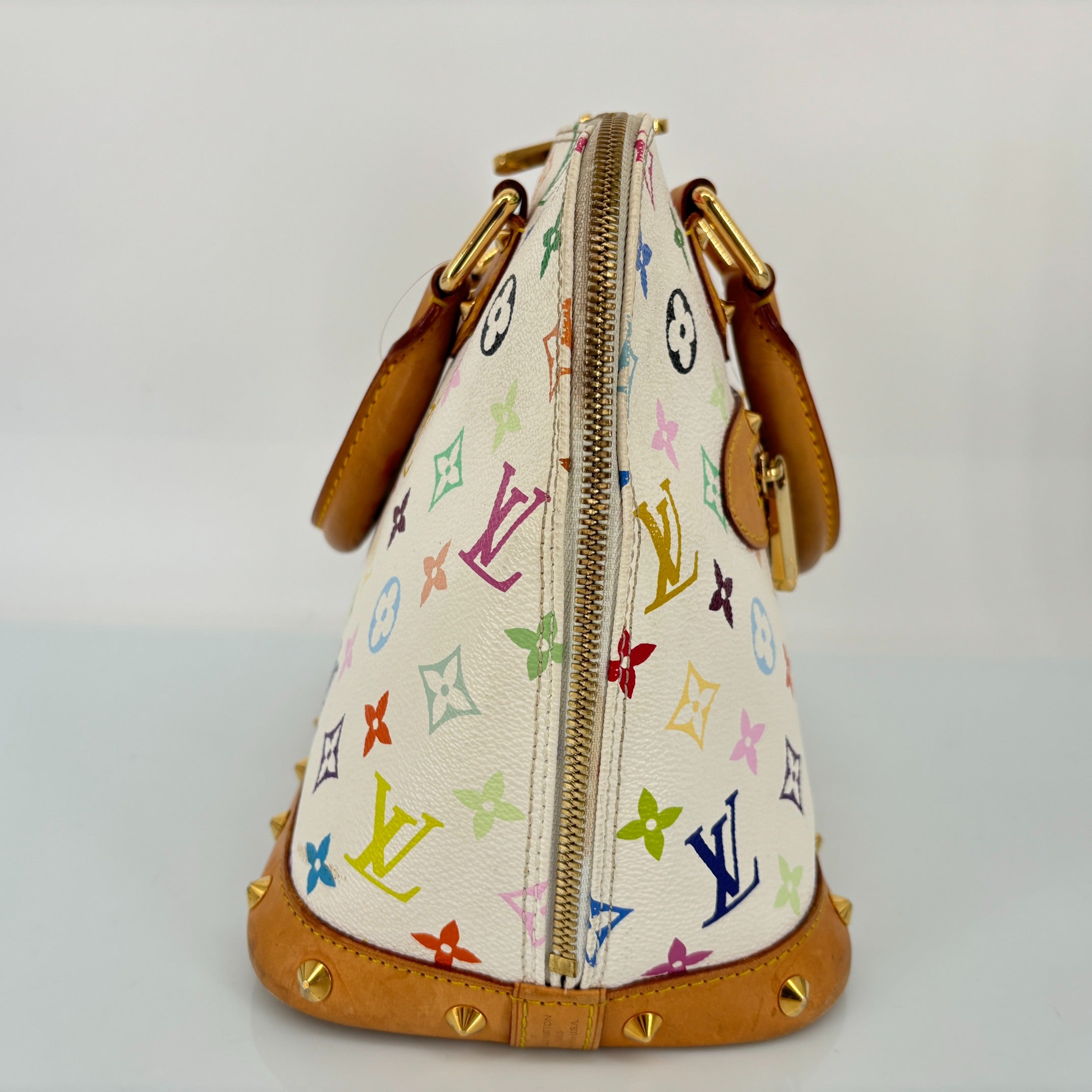 Louis Vuitton Takashi Murakami Alma PM Multicolor White incl. Dustbag