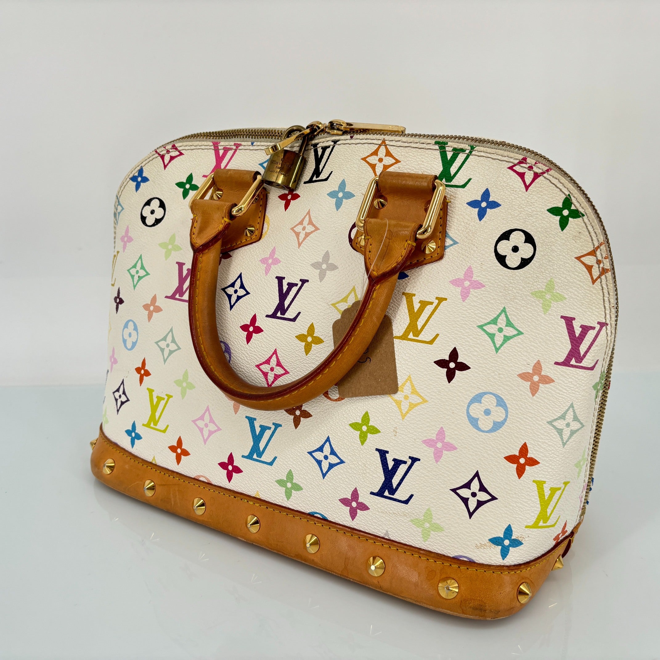 Louis Vuitton Takashi Murakami Alma PM Multicolor White incl. Dustbag