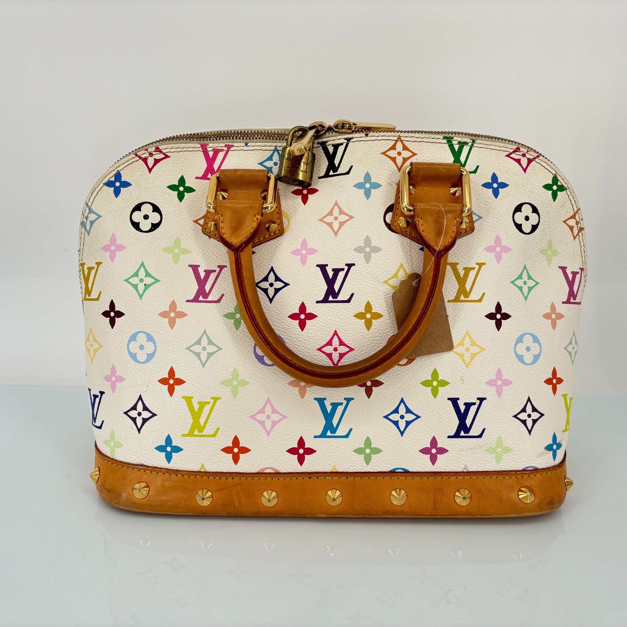 Louis Vuitton Takashi Murakami Alma PM Multicolor White incl. Dustbag