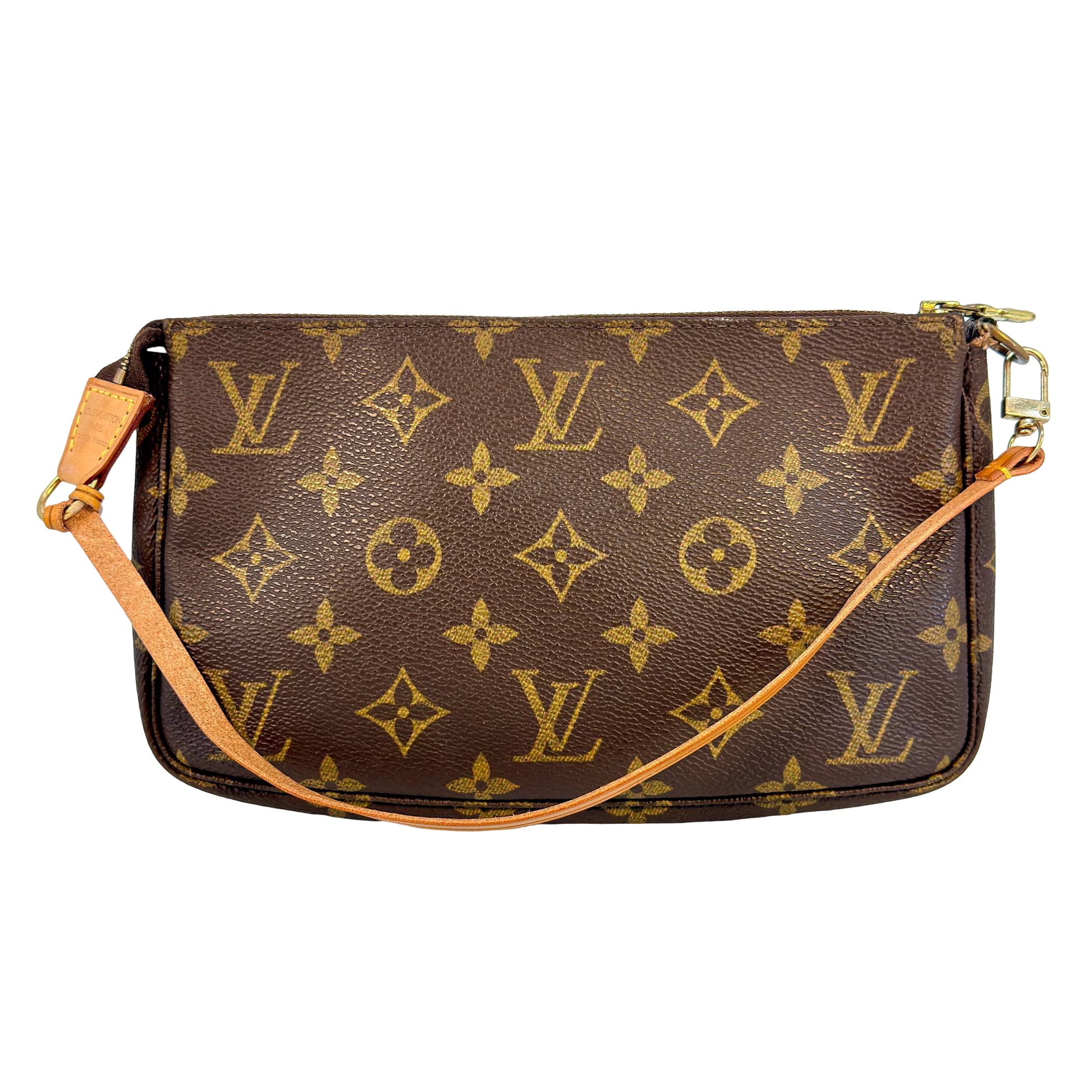 Louis Vuitton Pochette Accessoires Braun Monogram Canvas