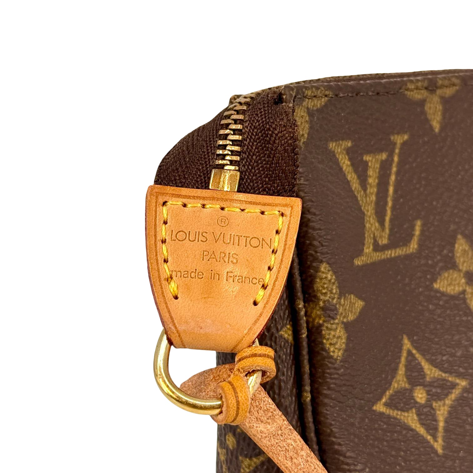 Louis Vuitton Pochette Accessoires Braun Monogram Canvas