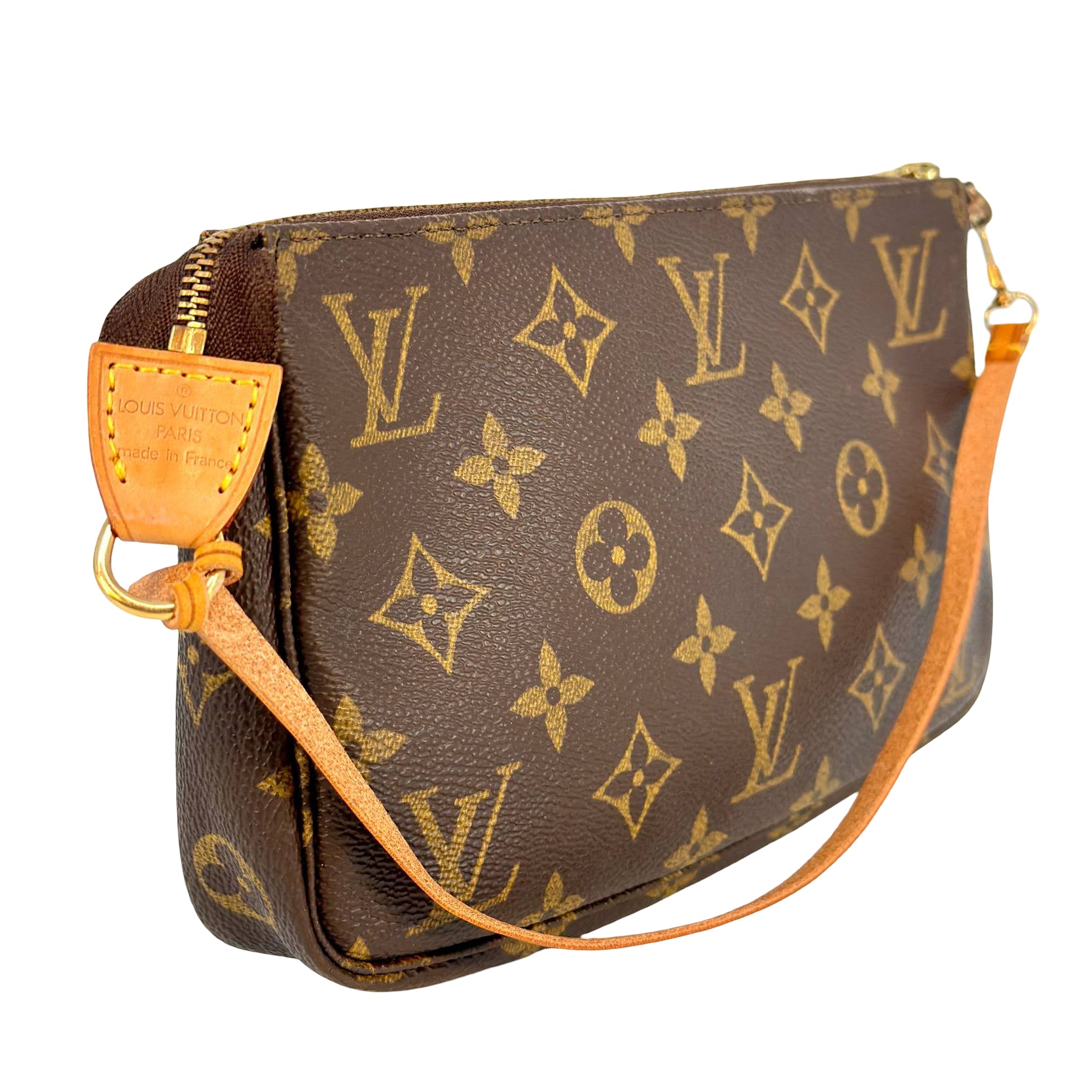 Louis Vuitton Pochette Accessoires Braun Monogram Canvas
