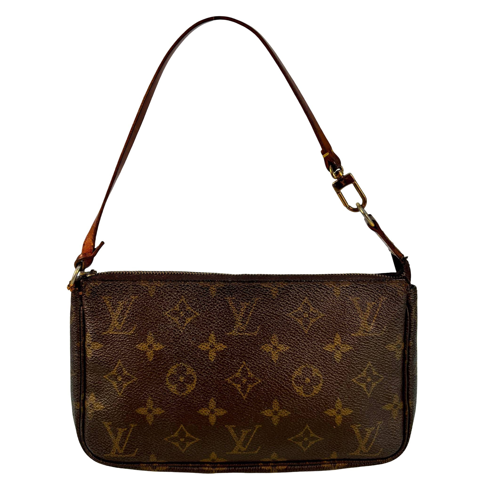 Louis Vuitton Pochette Accessoires Braun Monogram Canvas