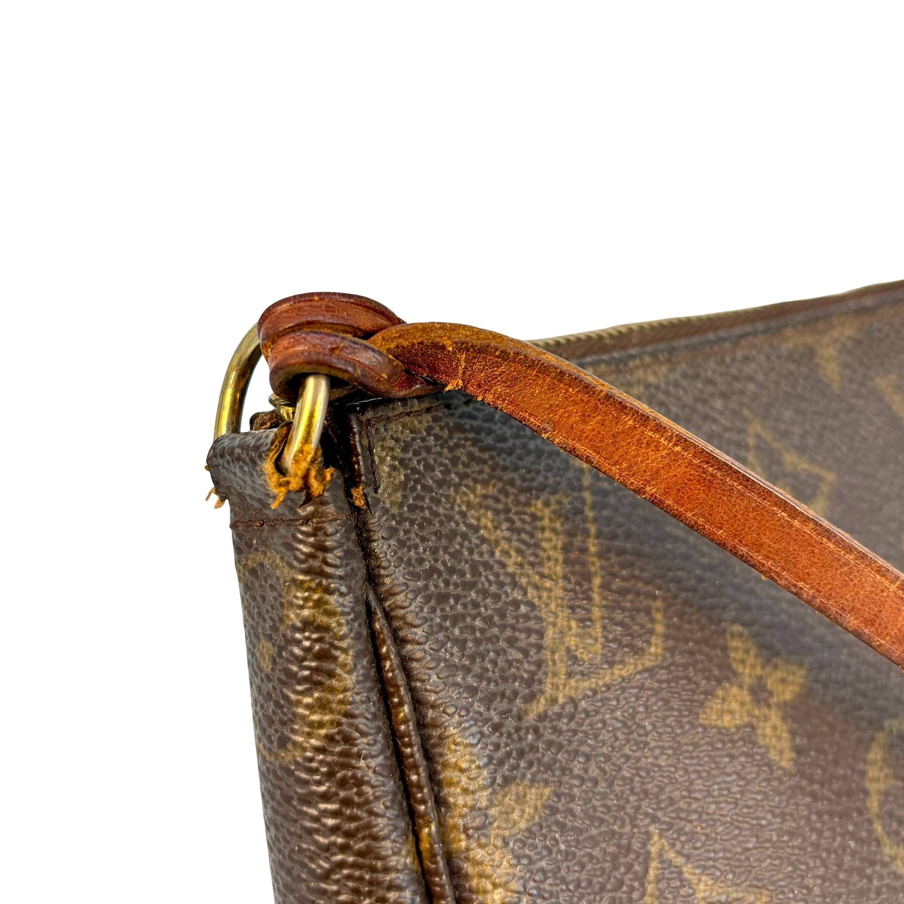 Louis Vuitton Pochette Accessoires Braun Monogram Canvas