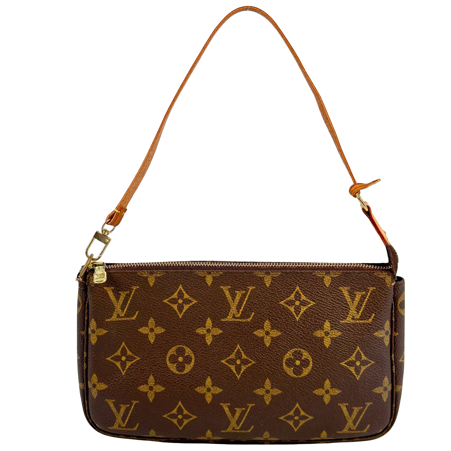 Louis Vuitton Pochette Accessoires Braun Monogram Canvas