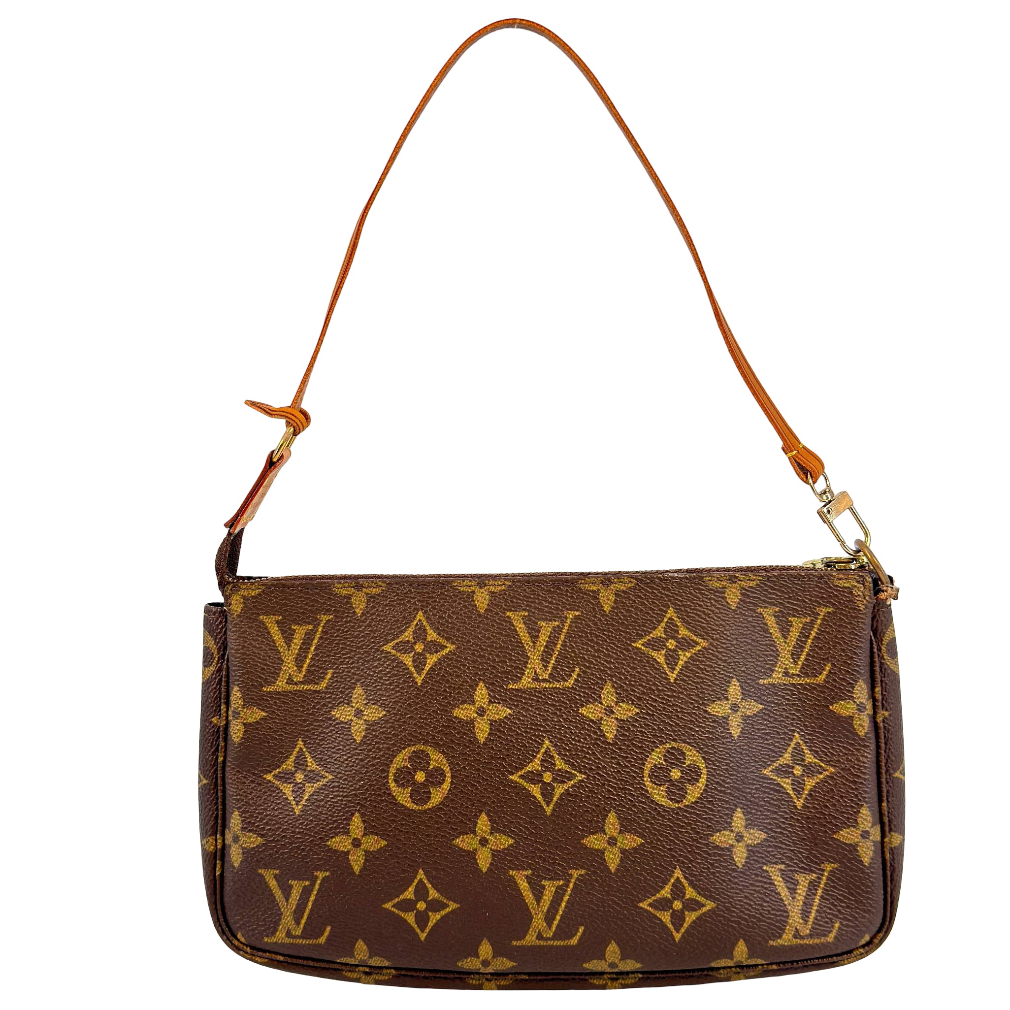 Louis Vuitton Pochette Accessoires Braun Monogram Canvas