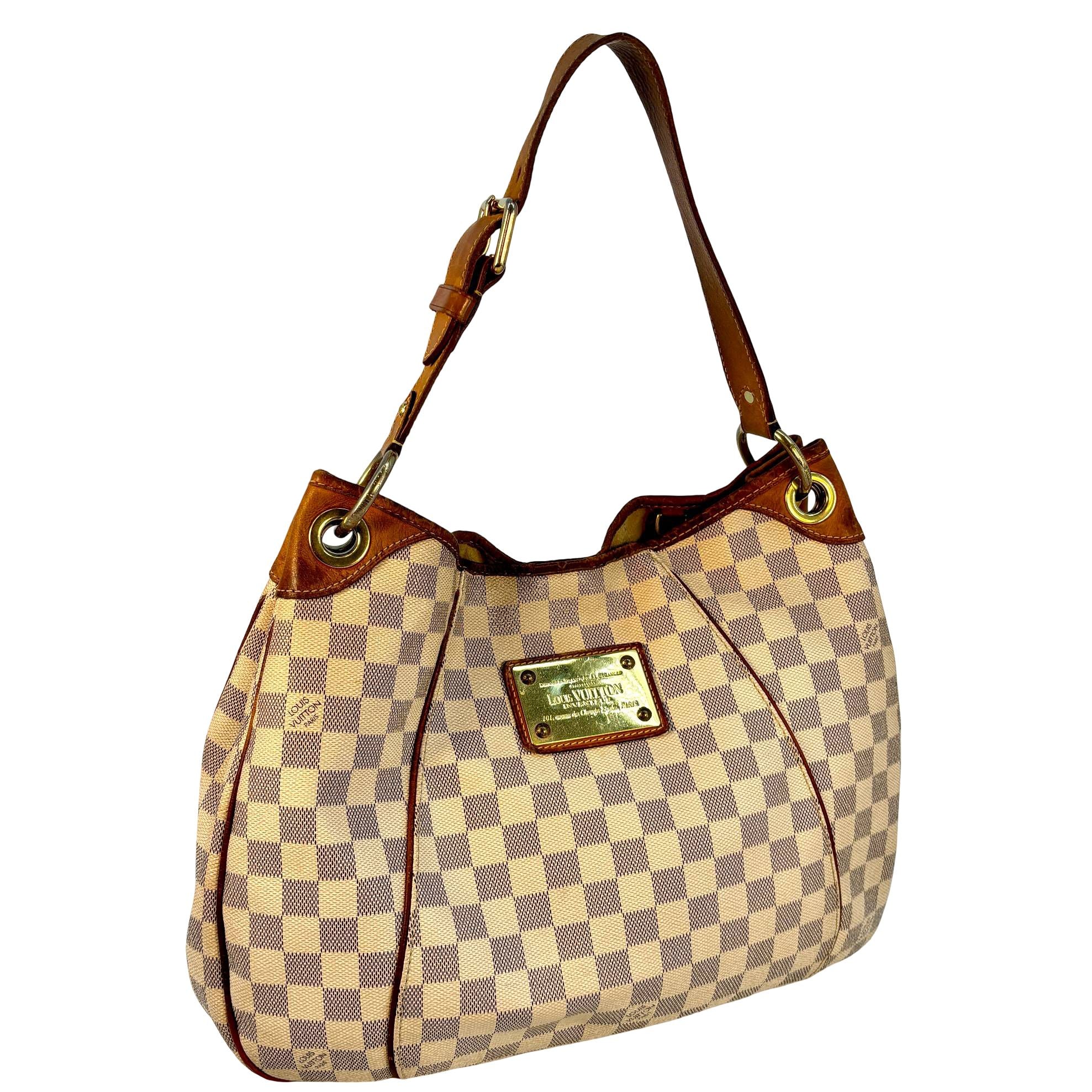 Louis Vuitton Galliera PM Weiß Damier Azur Canvas