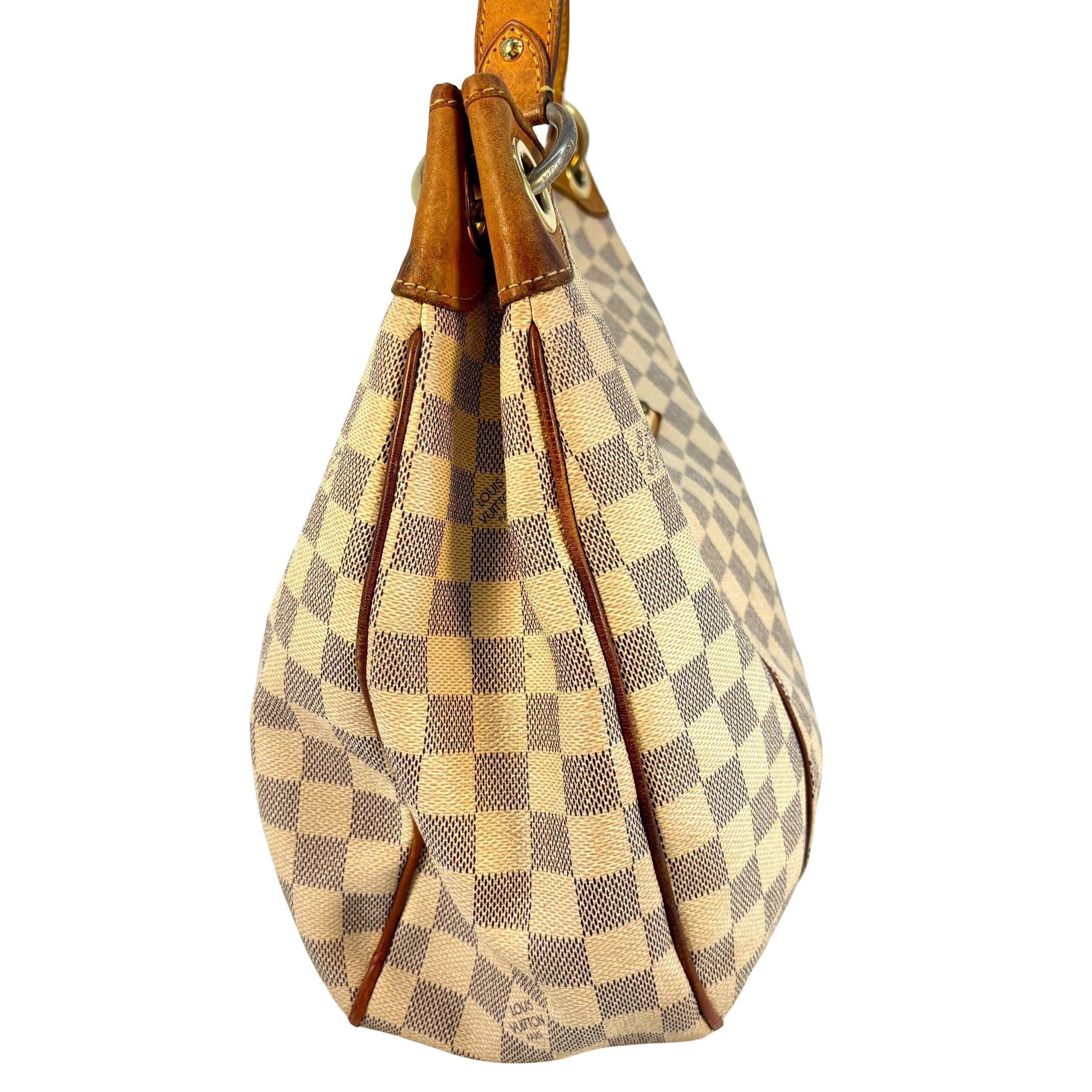 Louis Vuitton Galliera PM Weiß Damier Azur Canvas