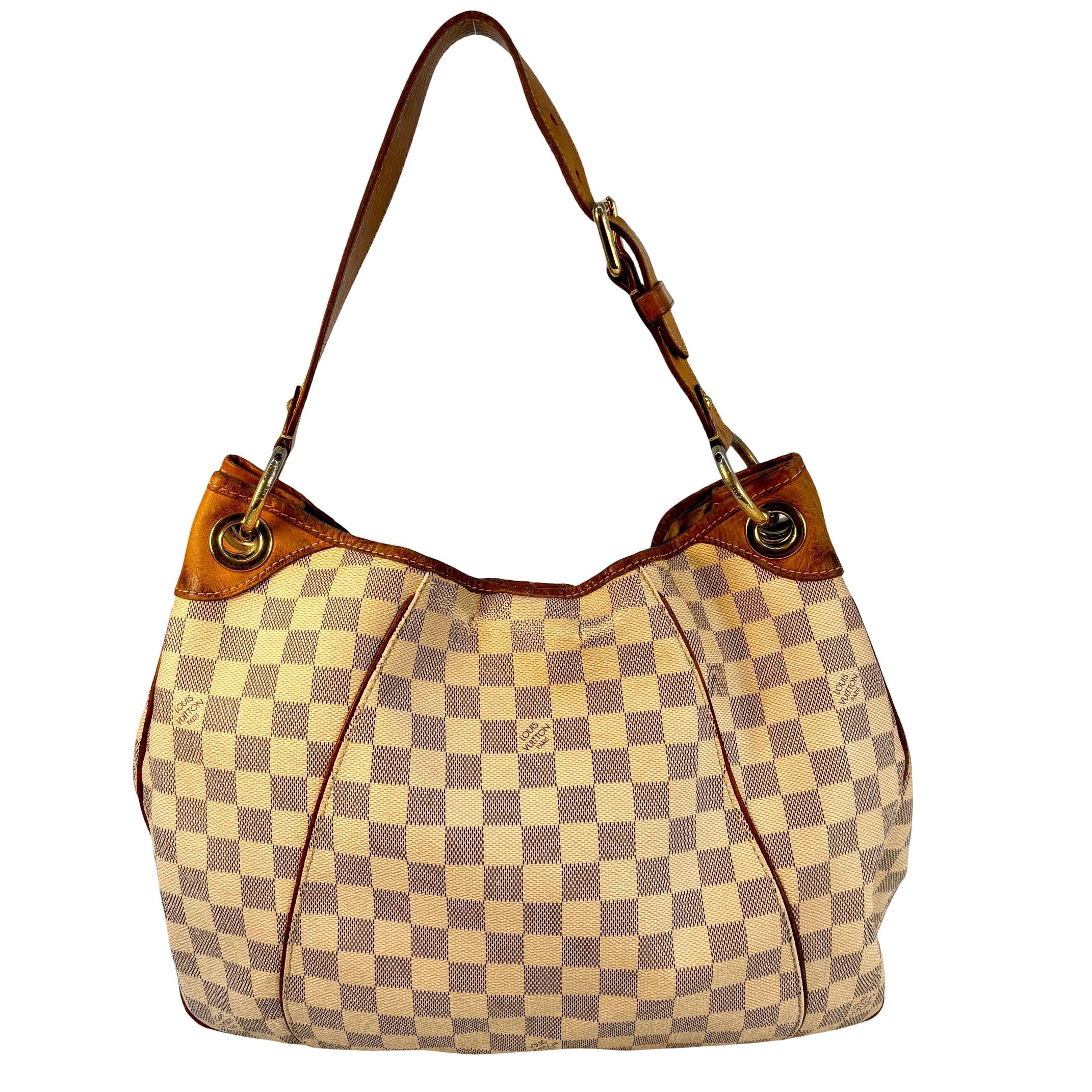Louis Vuitton Galliera PM Weiß Damier Azur Canvas