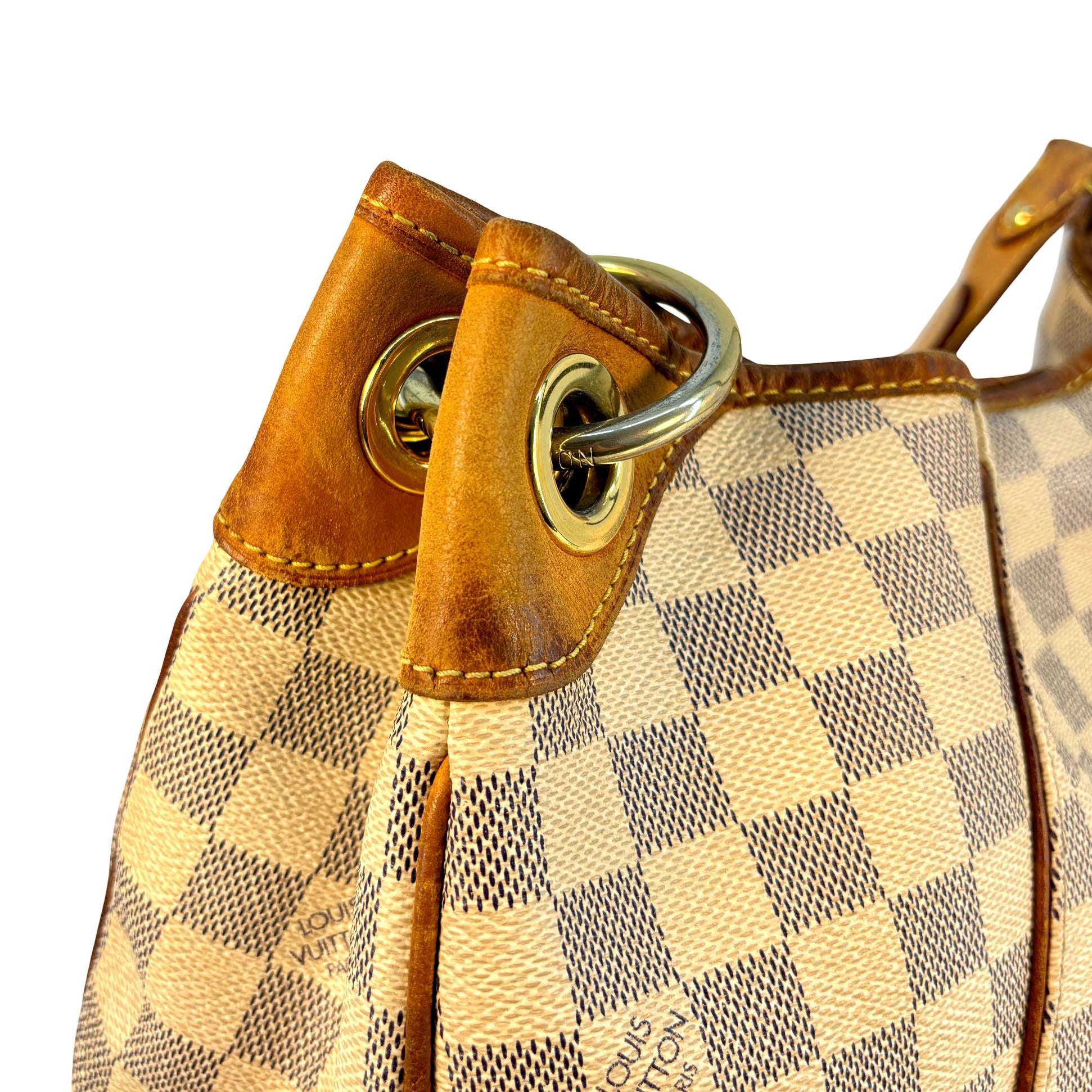 Louis Vuitton Galliera PM Weiß Damier Azur Canvas