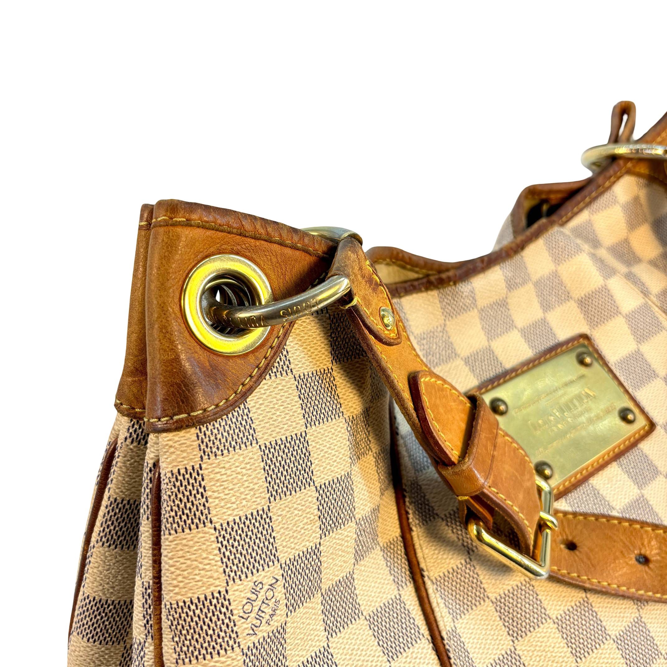Louis Vuitton Galliera PM Weiß Damier Azur Canvas