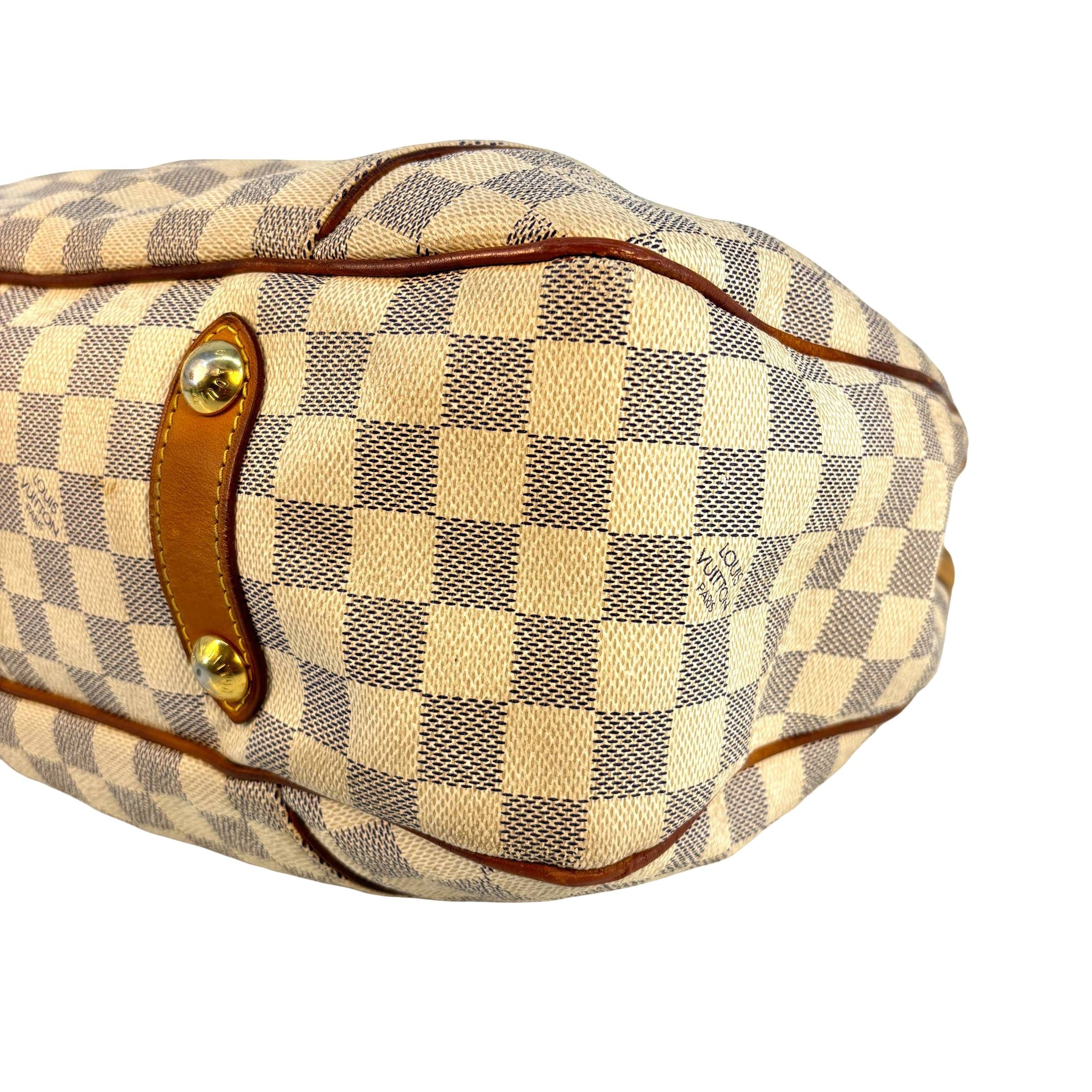 Louis Vuitton Galliera PM Weiß Damier Azur Canvas
