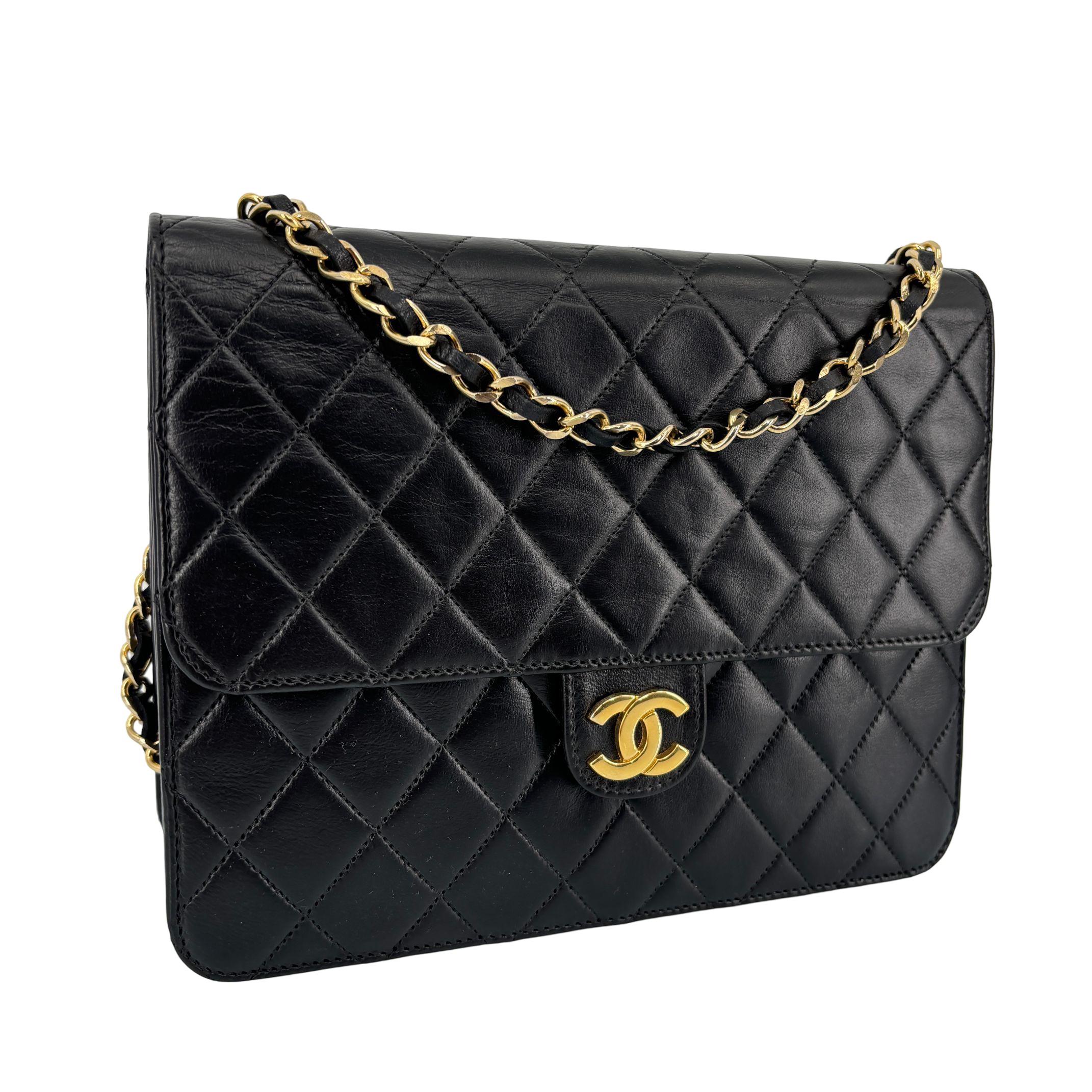 Chanel vintage black bag sale