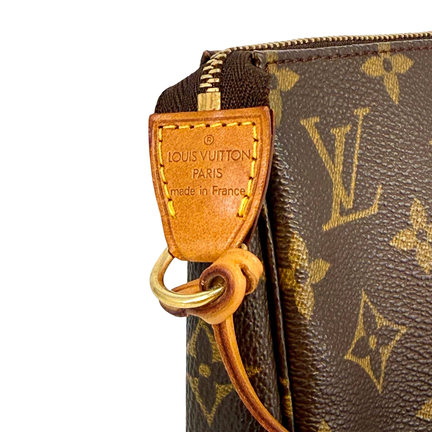 Louis Vuitton Pochette Accessoires Braun Monogram Canvas