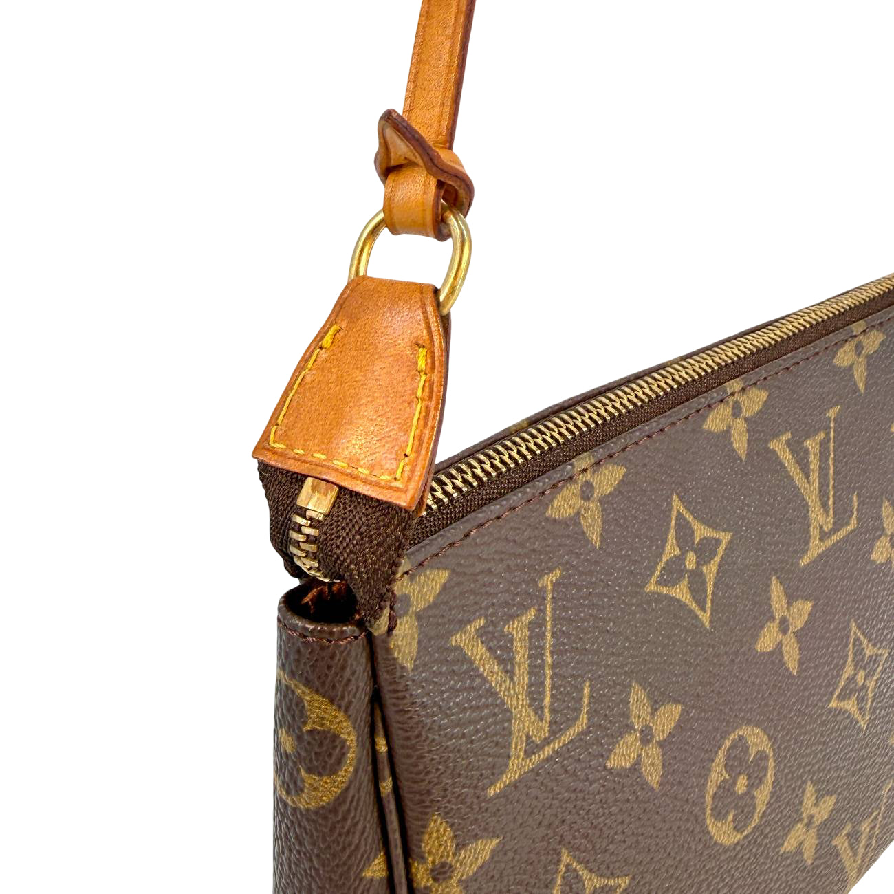 Louis Vuitton Pochette Accessoires Braun Monogram Canvas