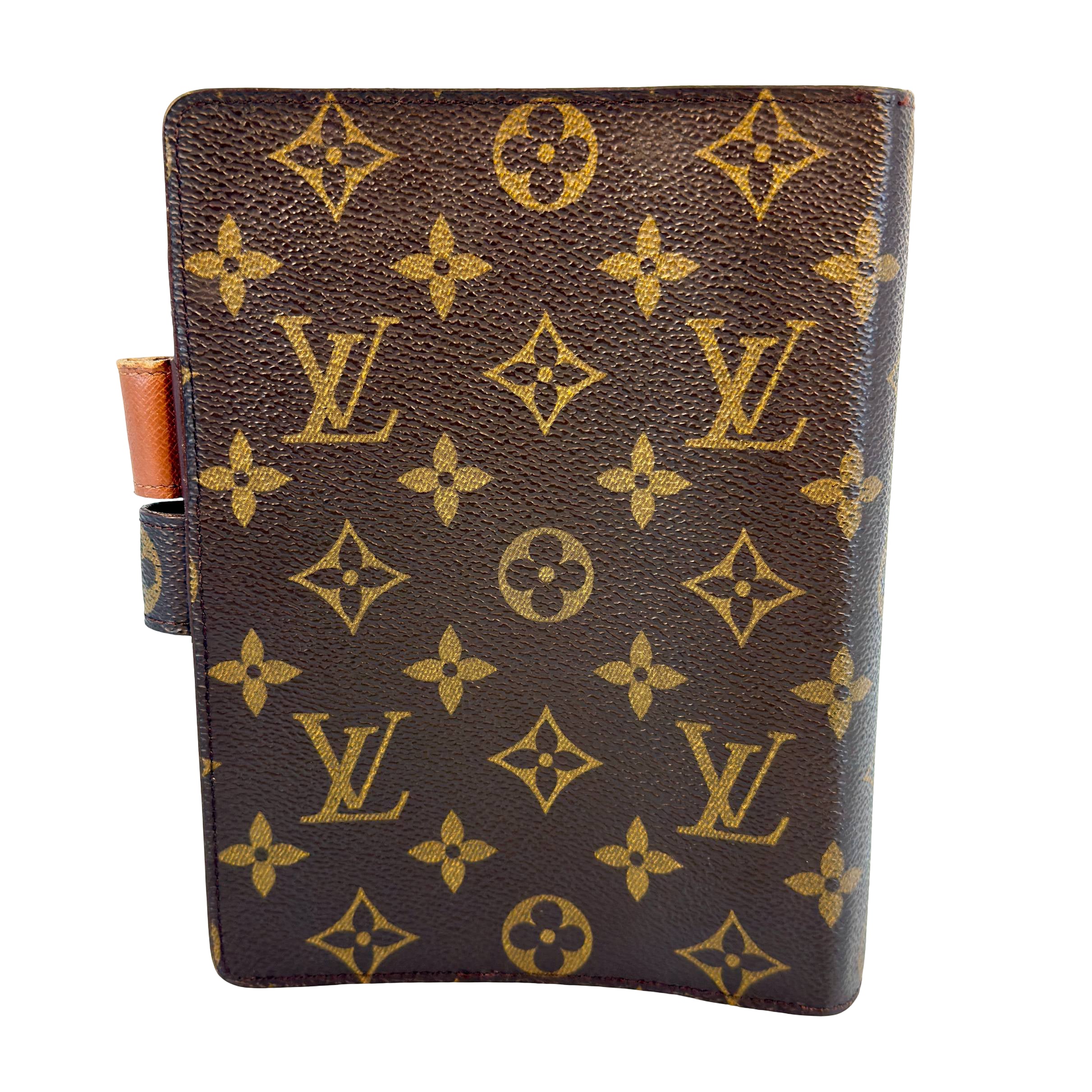 Louis Vuitton Agenda MM Braun Monogram Canvas
