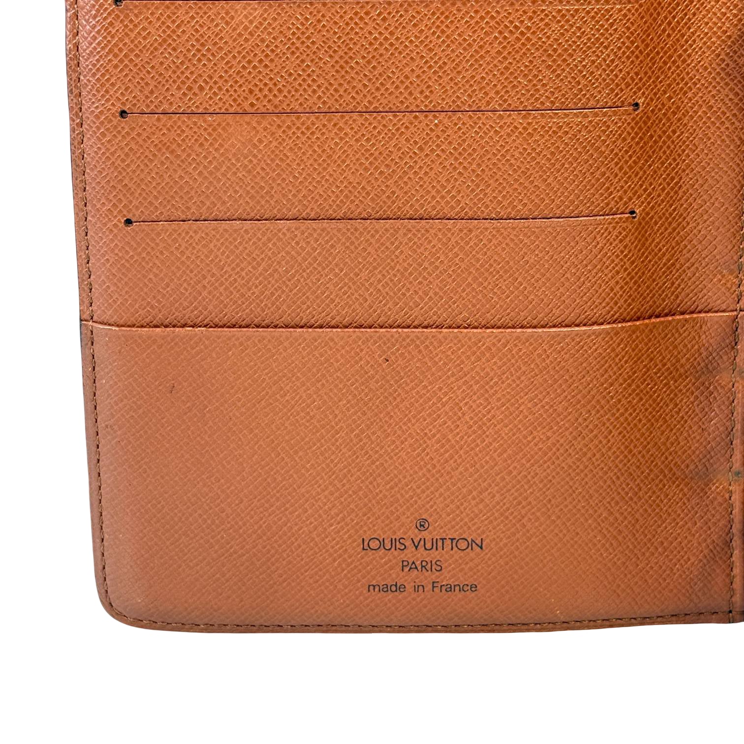 Louis Vuitton Agenda MM Braun Monogram Canvas