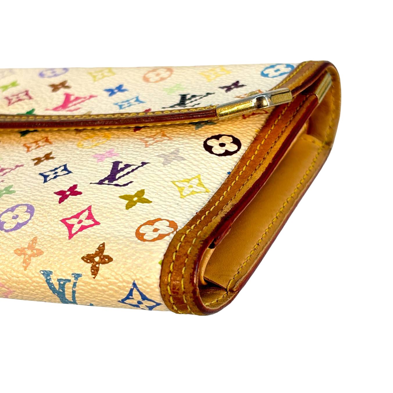 Louis Vuitton Porte Tresor Wallet Multicolor Murakami Canvas