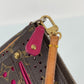 Louis Vuitton Perforated Pochette Accessoires Monogram Canvas Fuchsia
