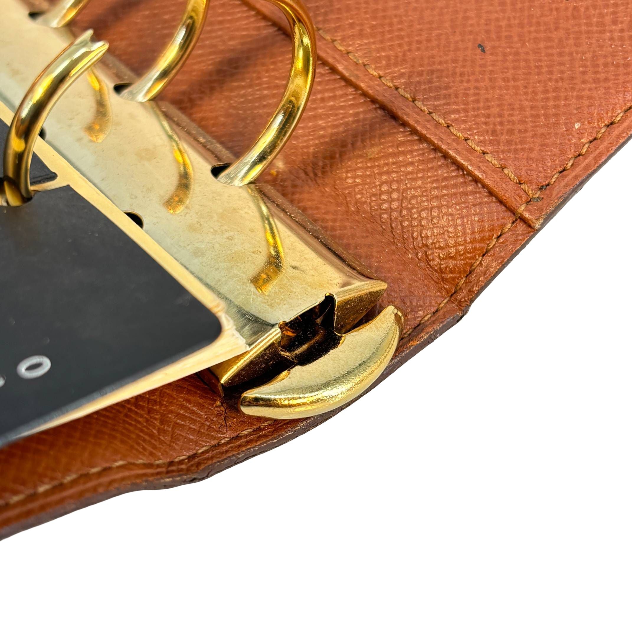 Louis Vuitton Agenda MM Braun Monogram Canvas
