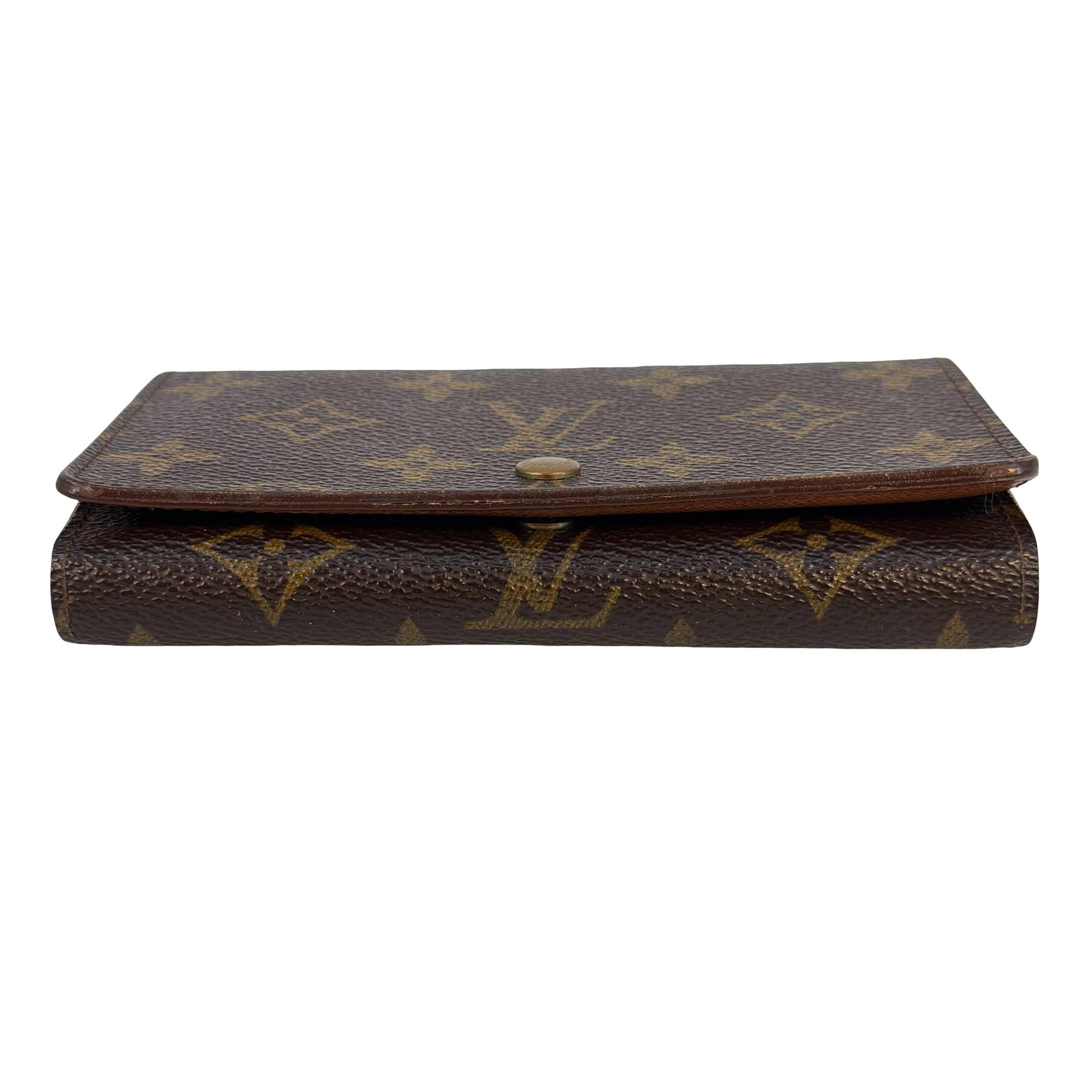 Louis Vuitton Petit Tresor Wallet Braun Monogram Canvas