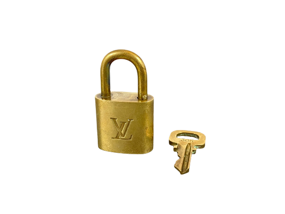 Louis Vuitton Lock Gold Tone No. 305