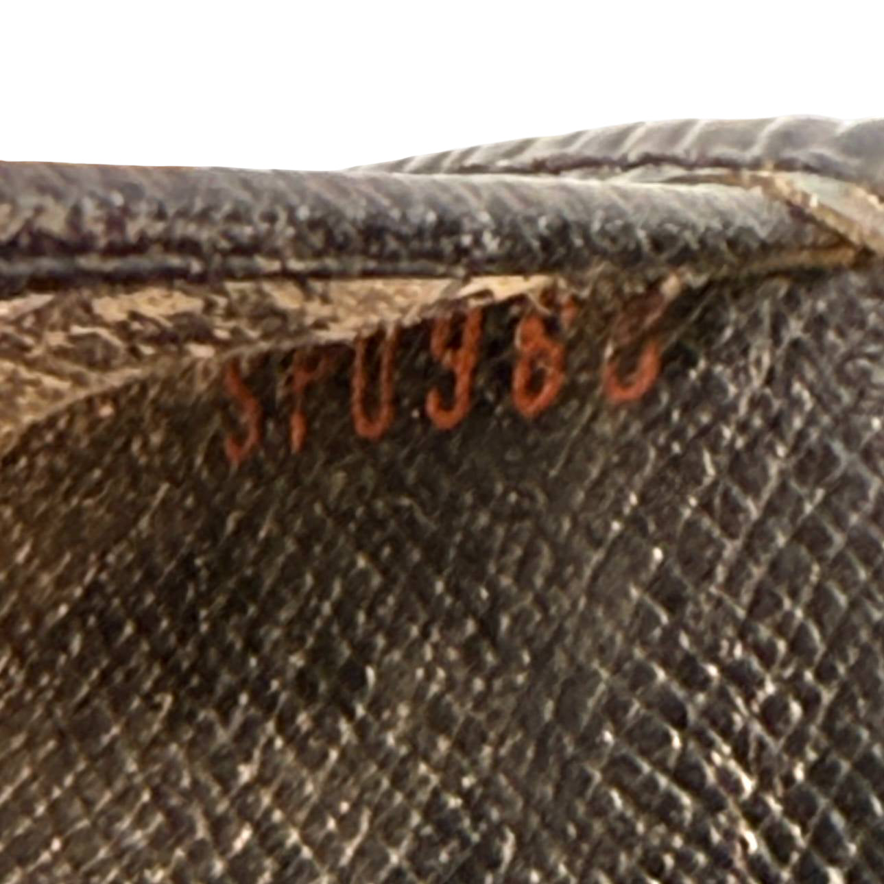 Louis Vuitton Porte Tresor Etui Wallet Schwarz Epi Leder