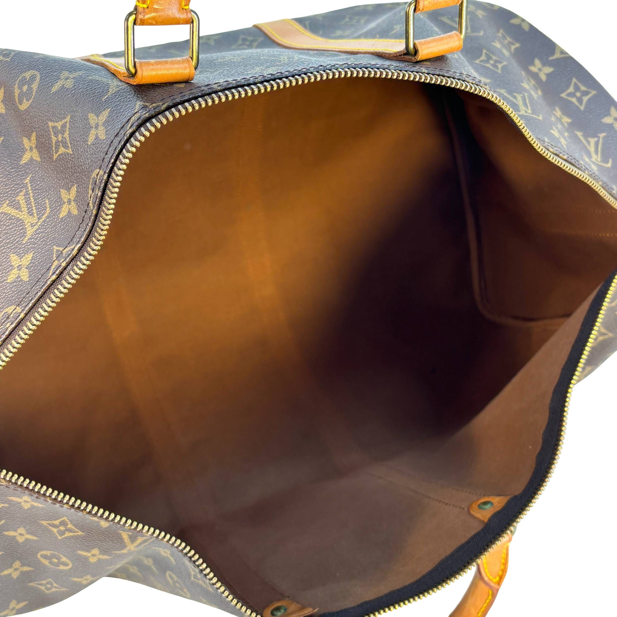 Louis Vuitton Keepall 55 Bandoulière Braun Monogram Canvas
