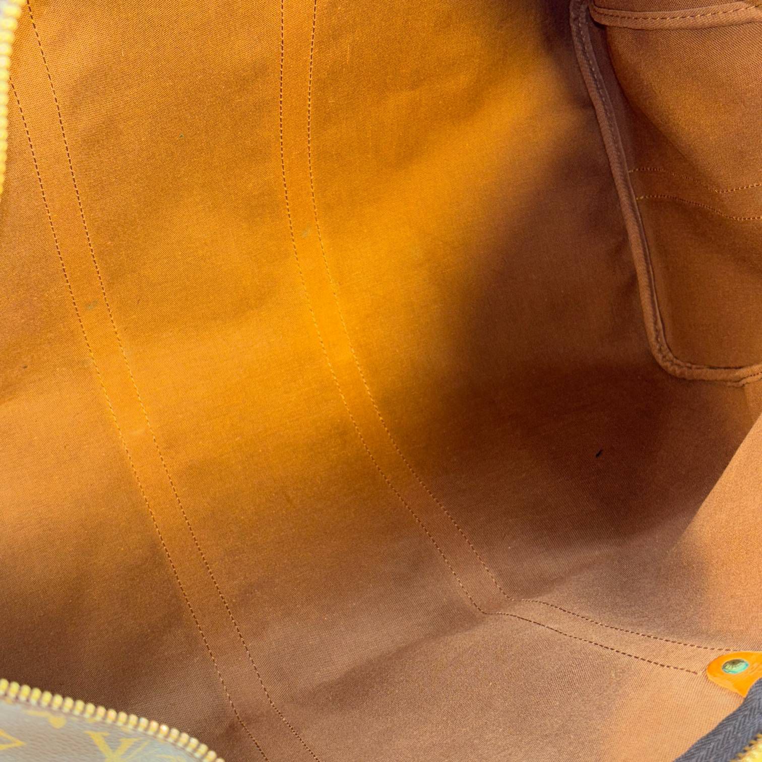 Louis Vuitton Keepall 55 Bandoulière Braun Monogram Canvas