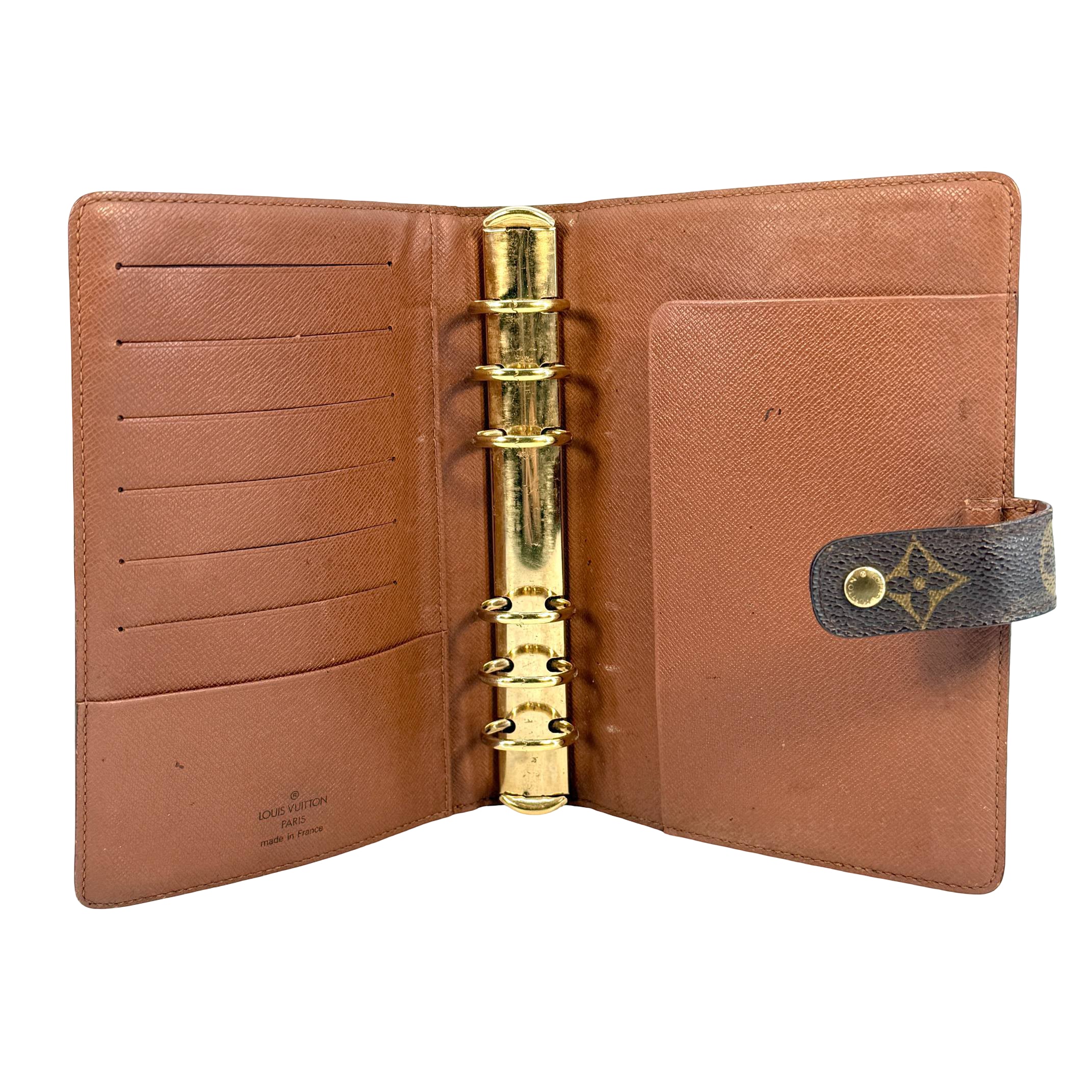 Louis Vuitton Agenda MM Braun Monogram Canvas
