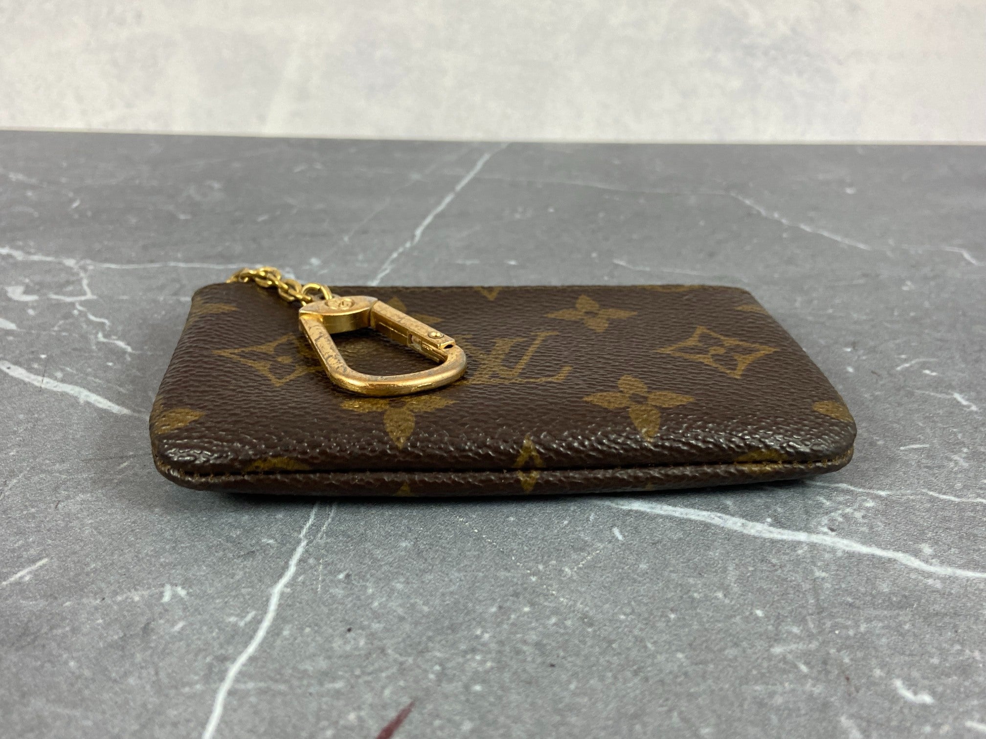 Louis Vuitton Pochette Cles Key Pouch Monogram Canvas