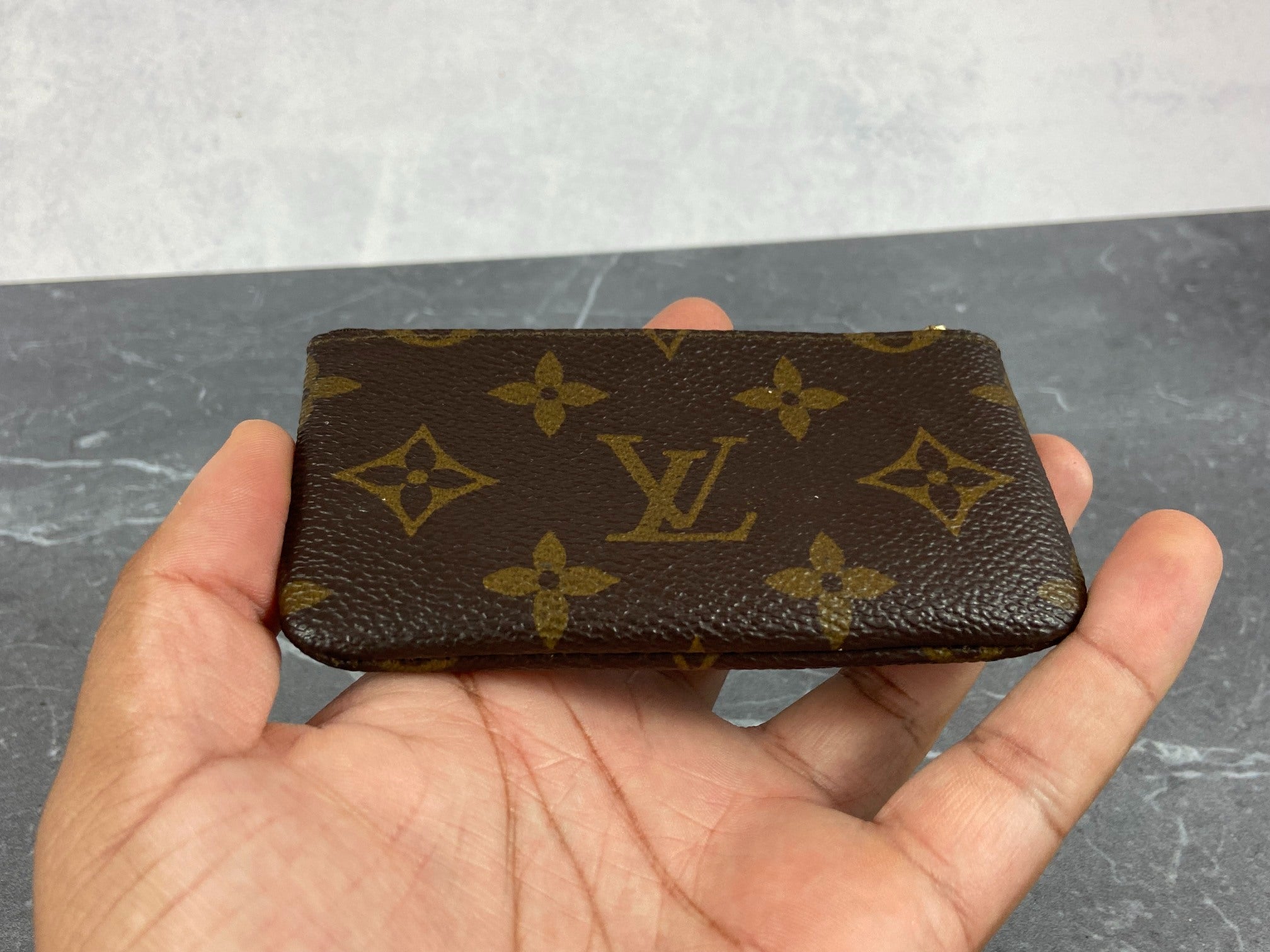 Louis Vuitton Pochette Cles Key Pouch Monogram Canvas