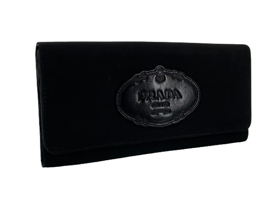 Prada Long Wallet Black