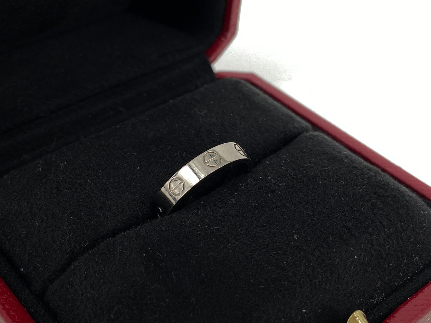 Cartier Love Ring White Gold Size 50 inc. Box